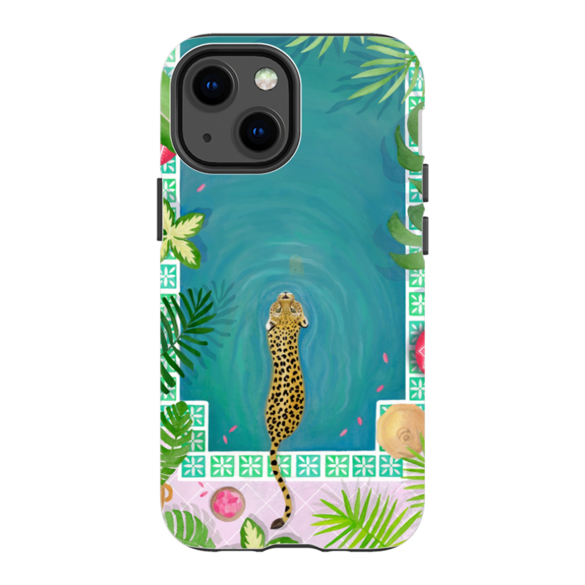 iPhone Case - Morocco Pool Leopard By Bex Parkin