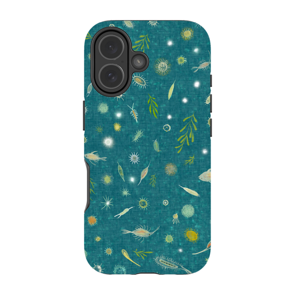 iPhone Tough Case - Plankton Light - Steel Blue By Katherine Quinn