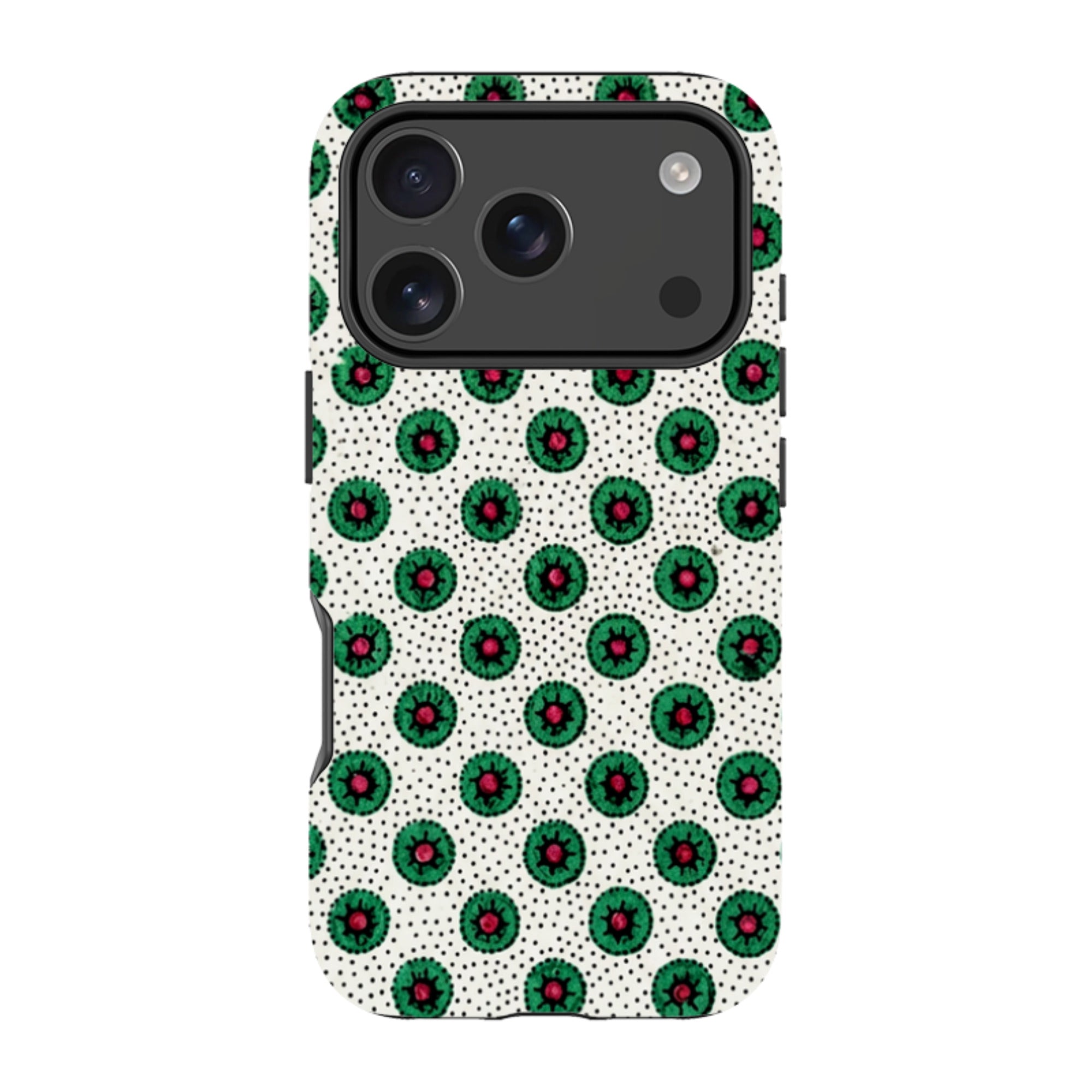 iPhone Tough Case - Green Medallion