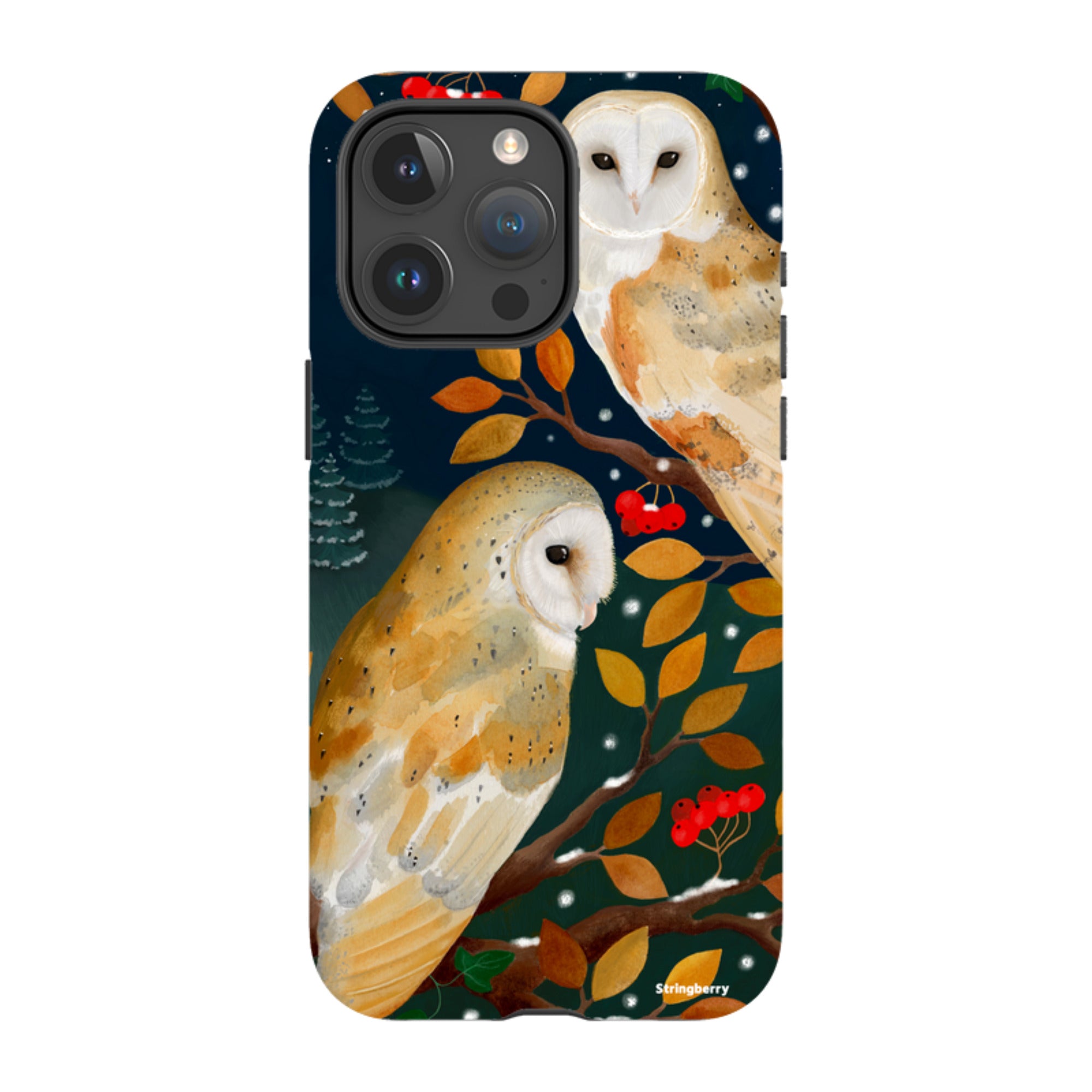 iPhone Tough Case - Autumn Owls By Bex Parkin