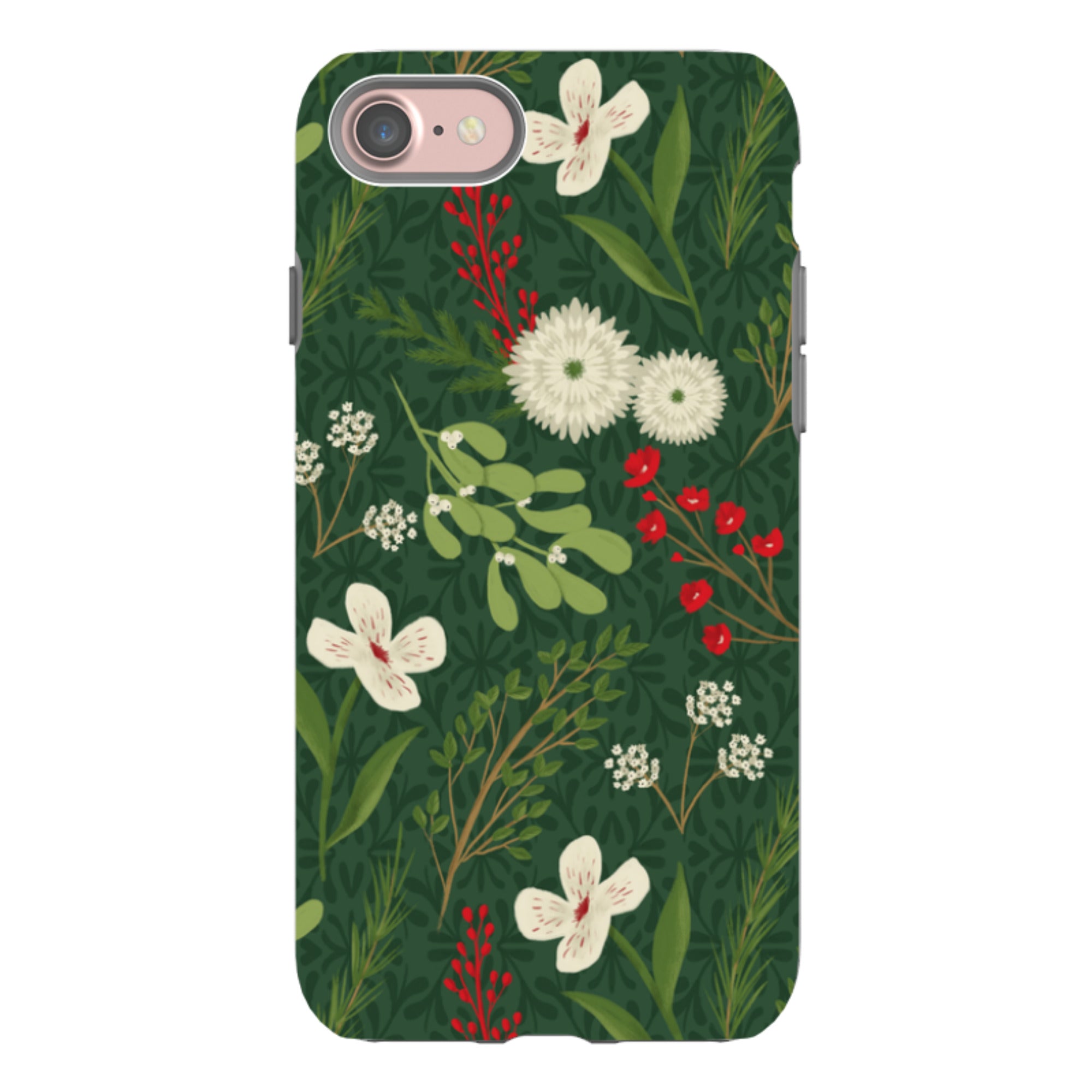 iPhone Tough Case - Holiday Foliage By Abby Jacobs