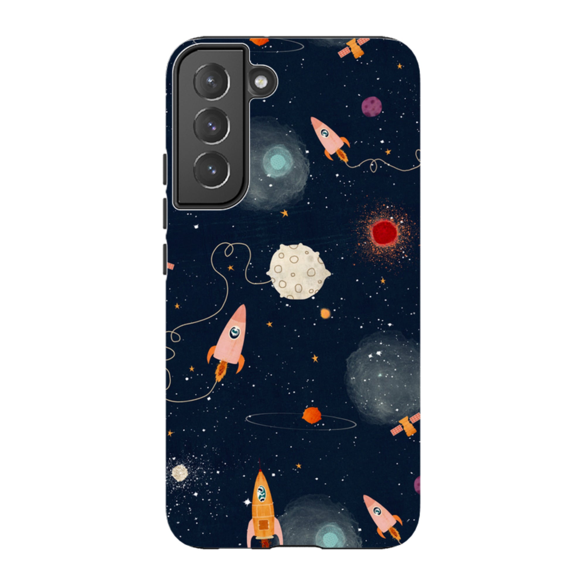 Samsung Tough Case - Rockets Midnight By Katherine Quinn