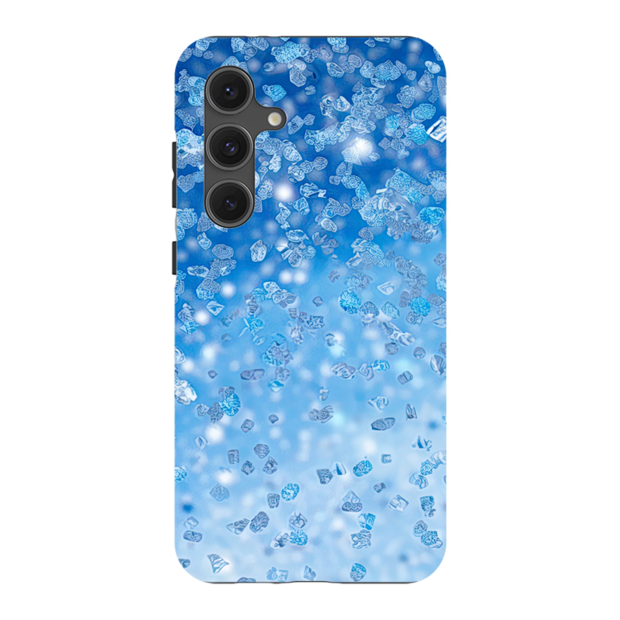 Samsung Tough Case - Blue Glitter (Case Does Not Glitter)