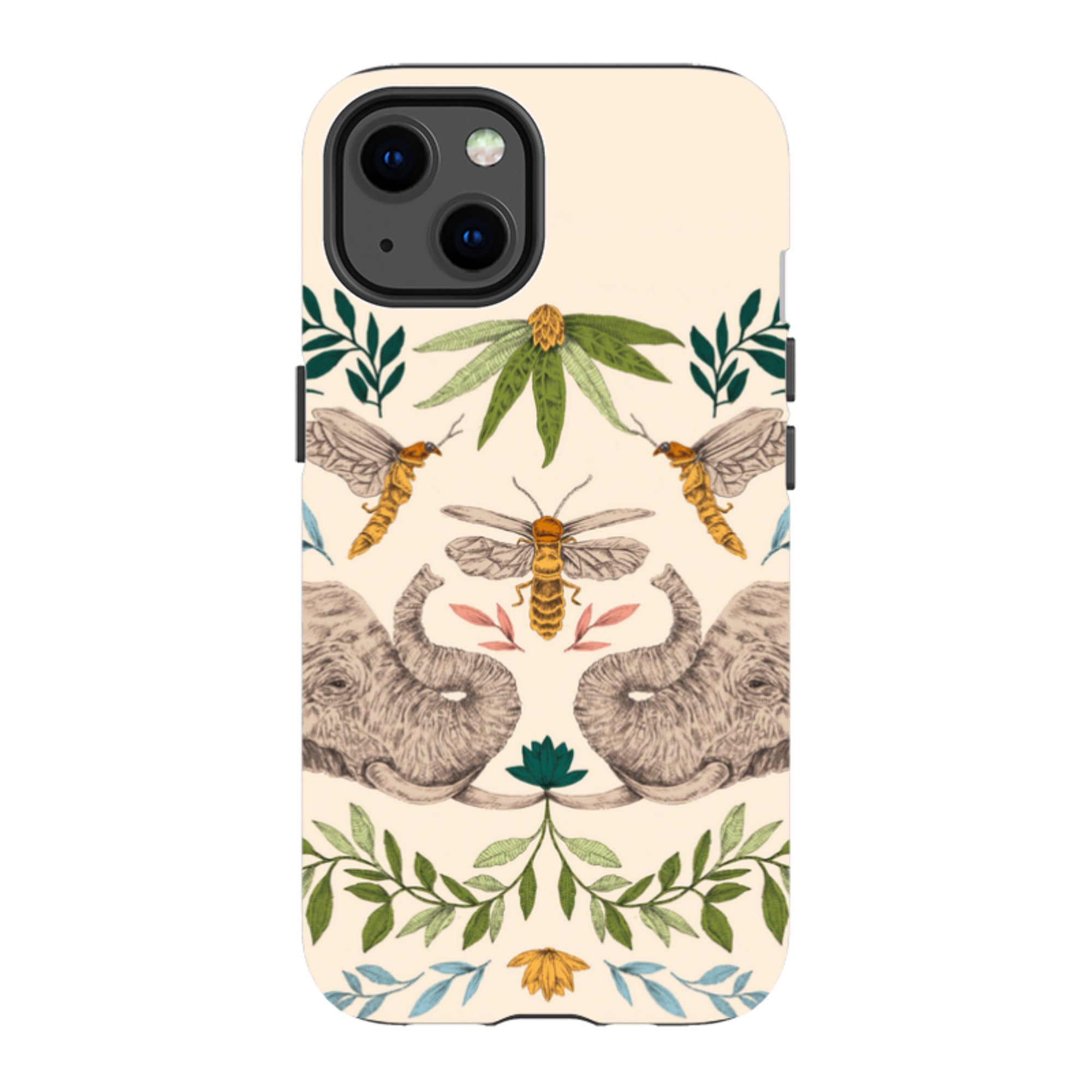 iPhone MagSafe Tough Case -  Elephant Firefly By Jade Mosinski