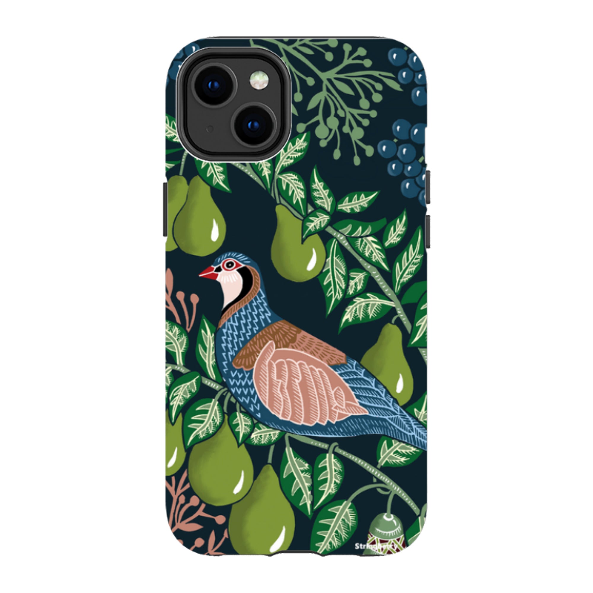 iPhone Tough Case - Partridge In Pear Tree By Kate Heiss
