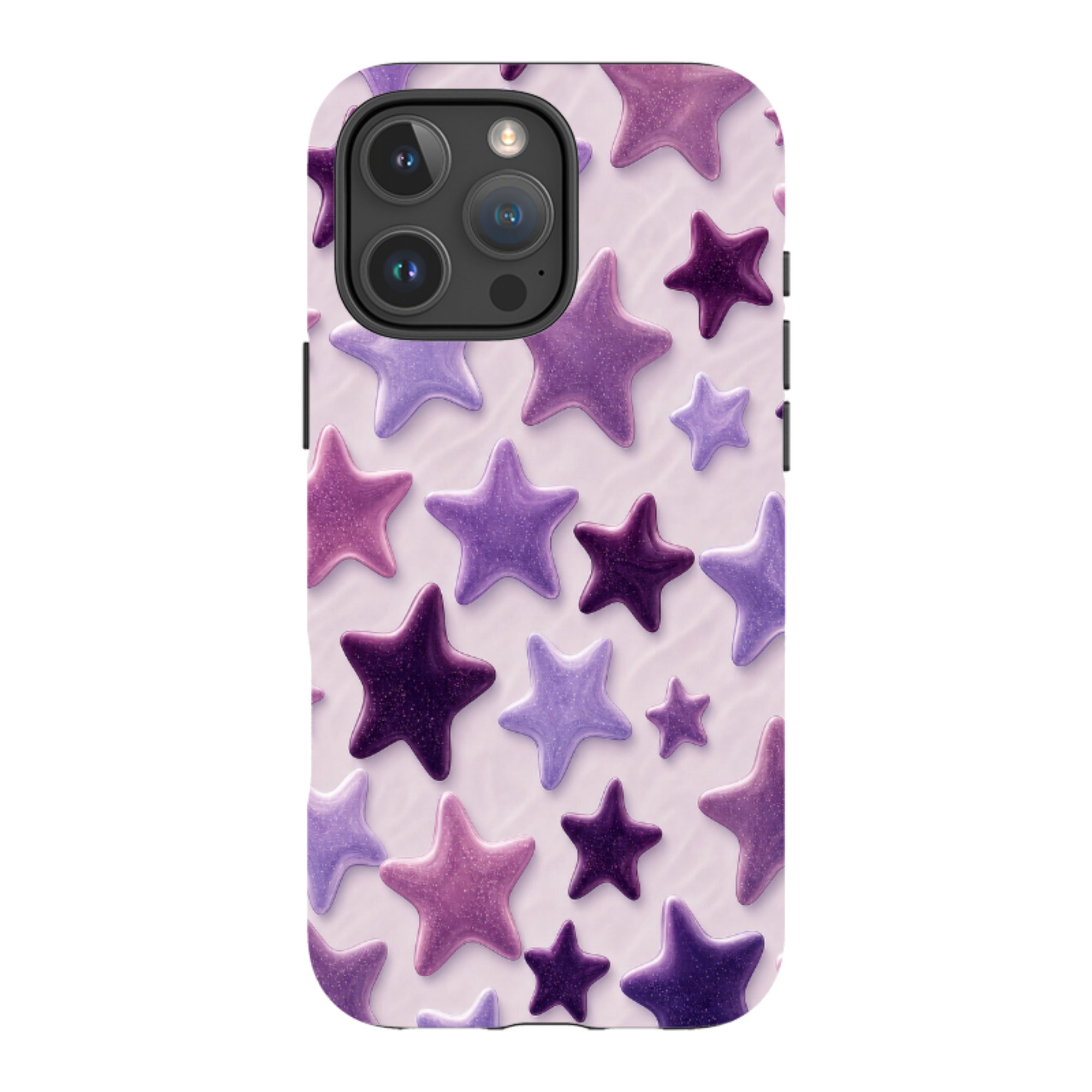 iPhone Tough Case - Lavender Purple Star