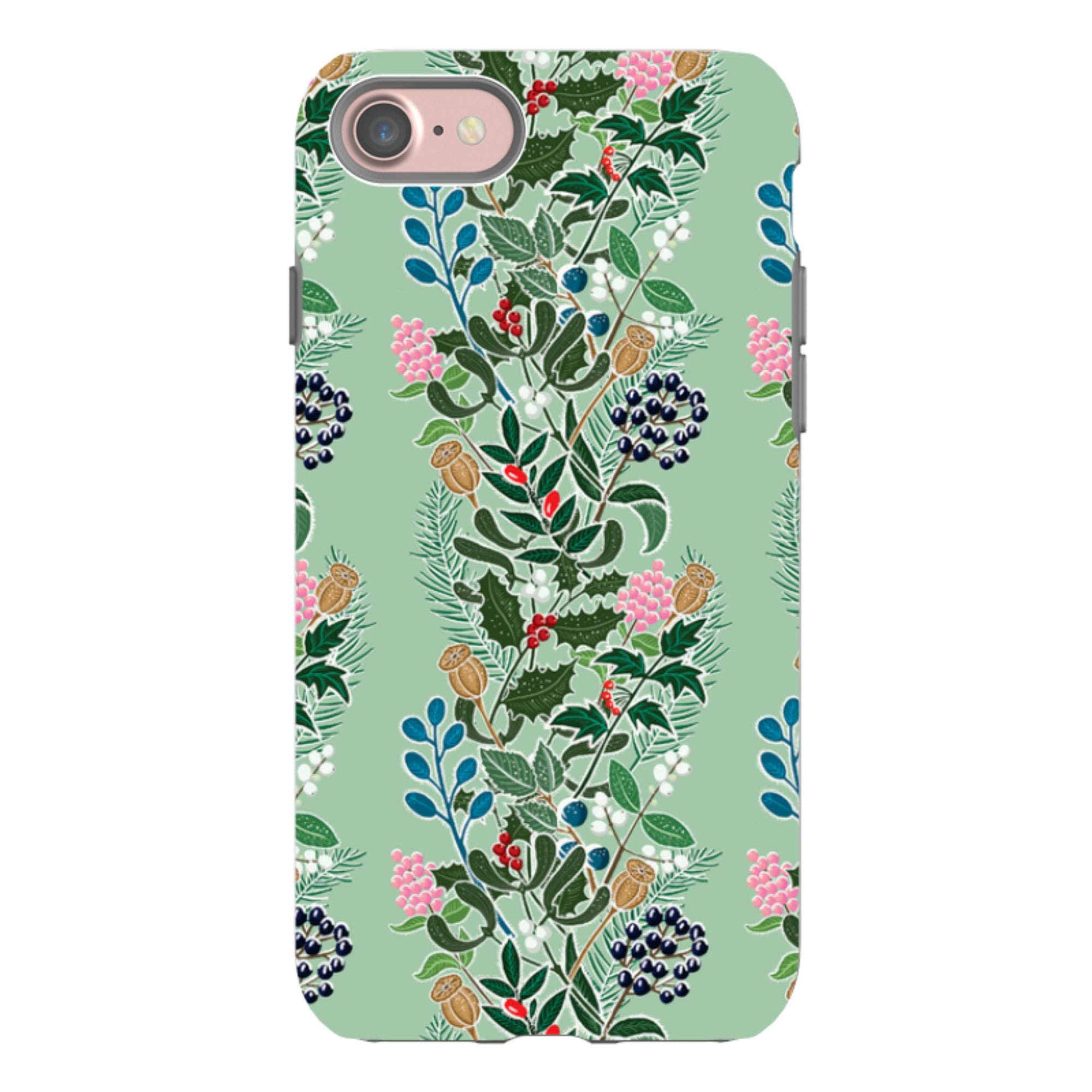 iPhone Tough Case - Winter Hedge-1 By kate Heiss