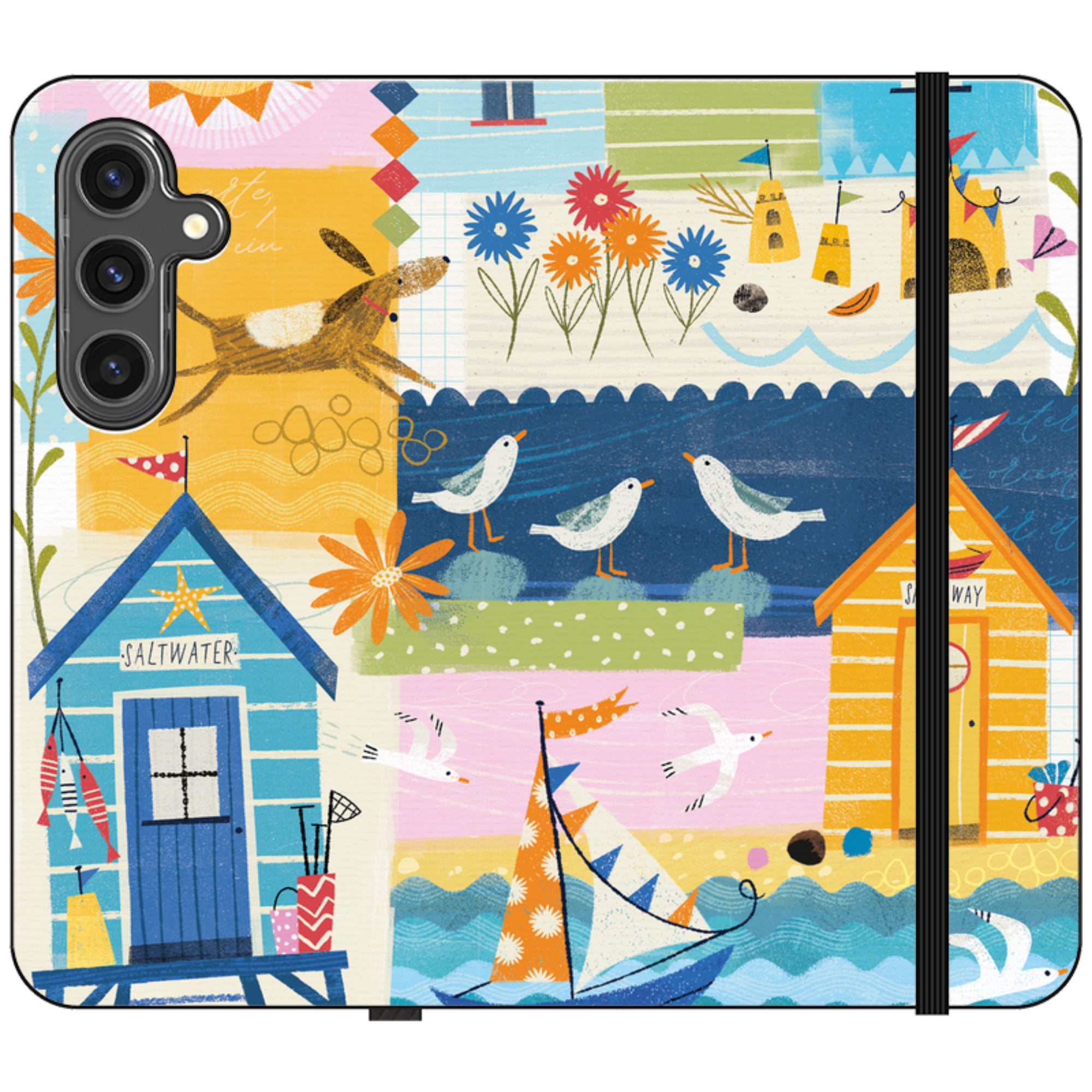 Sunny Days Wallet Case By Ali Brookes