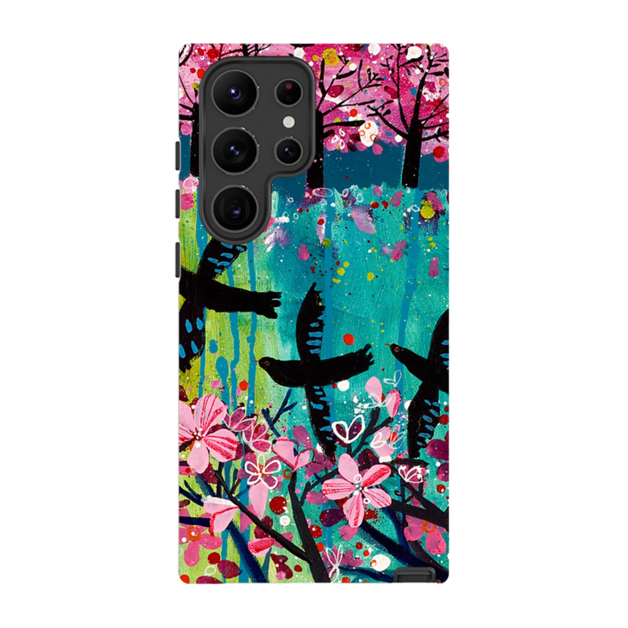 Samsung Tough Case - Blackbirds By Claire West