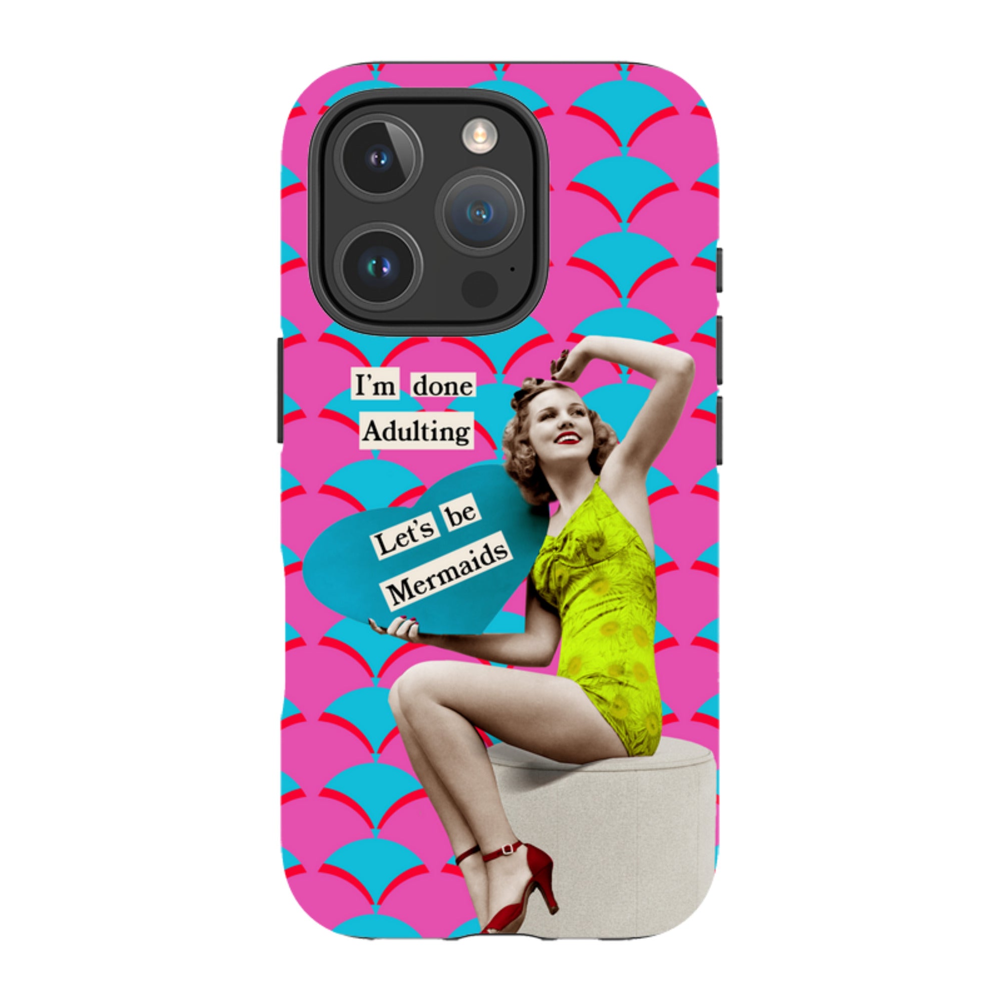 iPhone Tough Case - Mermaid By Clare Jordan