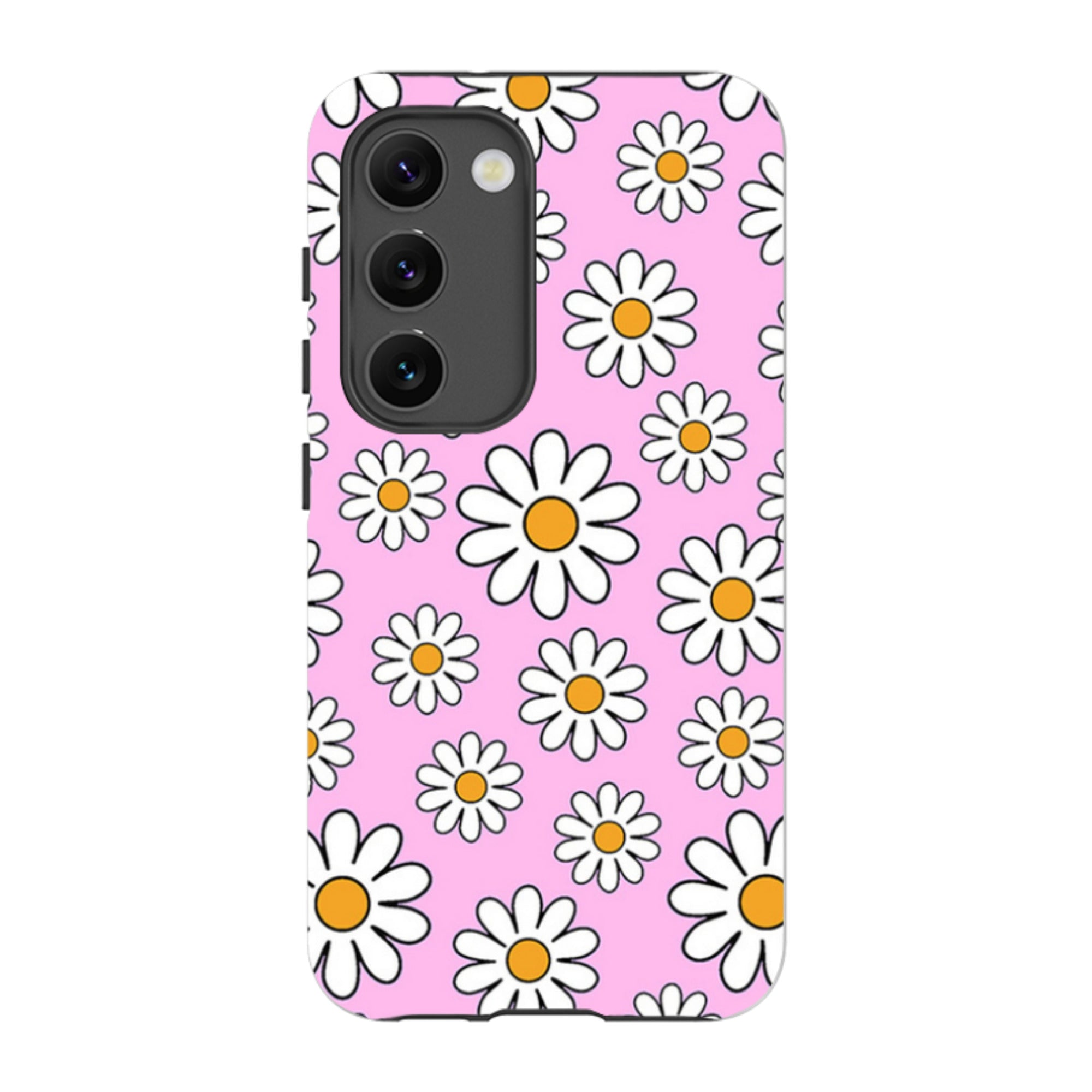 Samsung Tough Case - Pink Daises