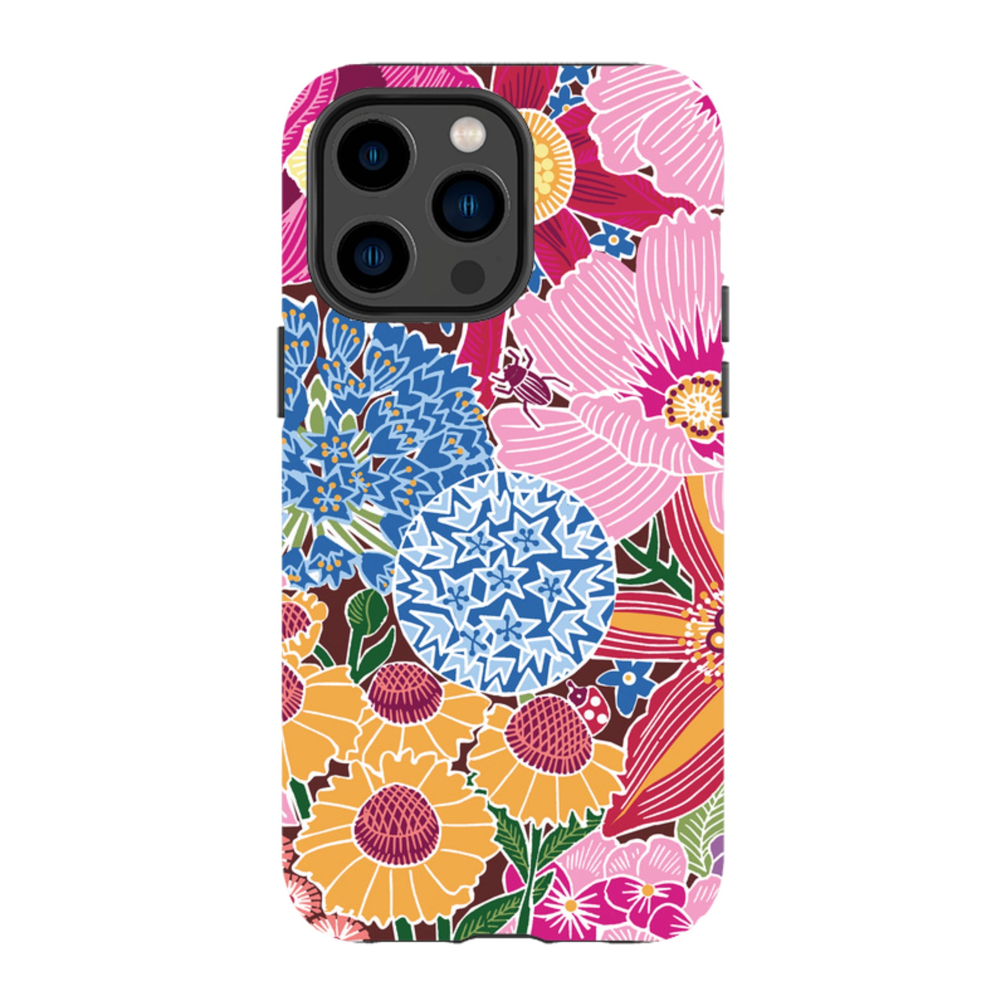 iPhone Tough Case - Jigsaw Floral 2 By Kate Heiss