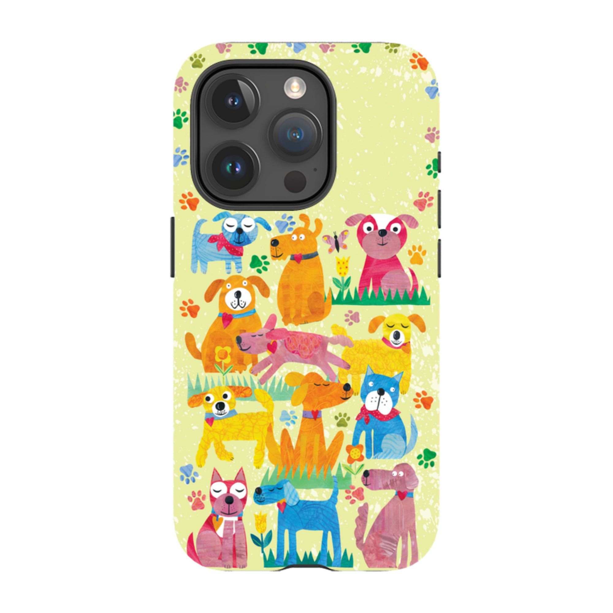 iPhone Tough Case - Dogs in the park By Tracey English