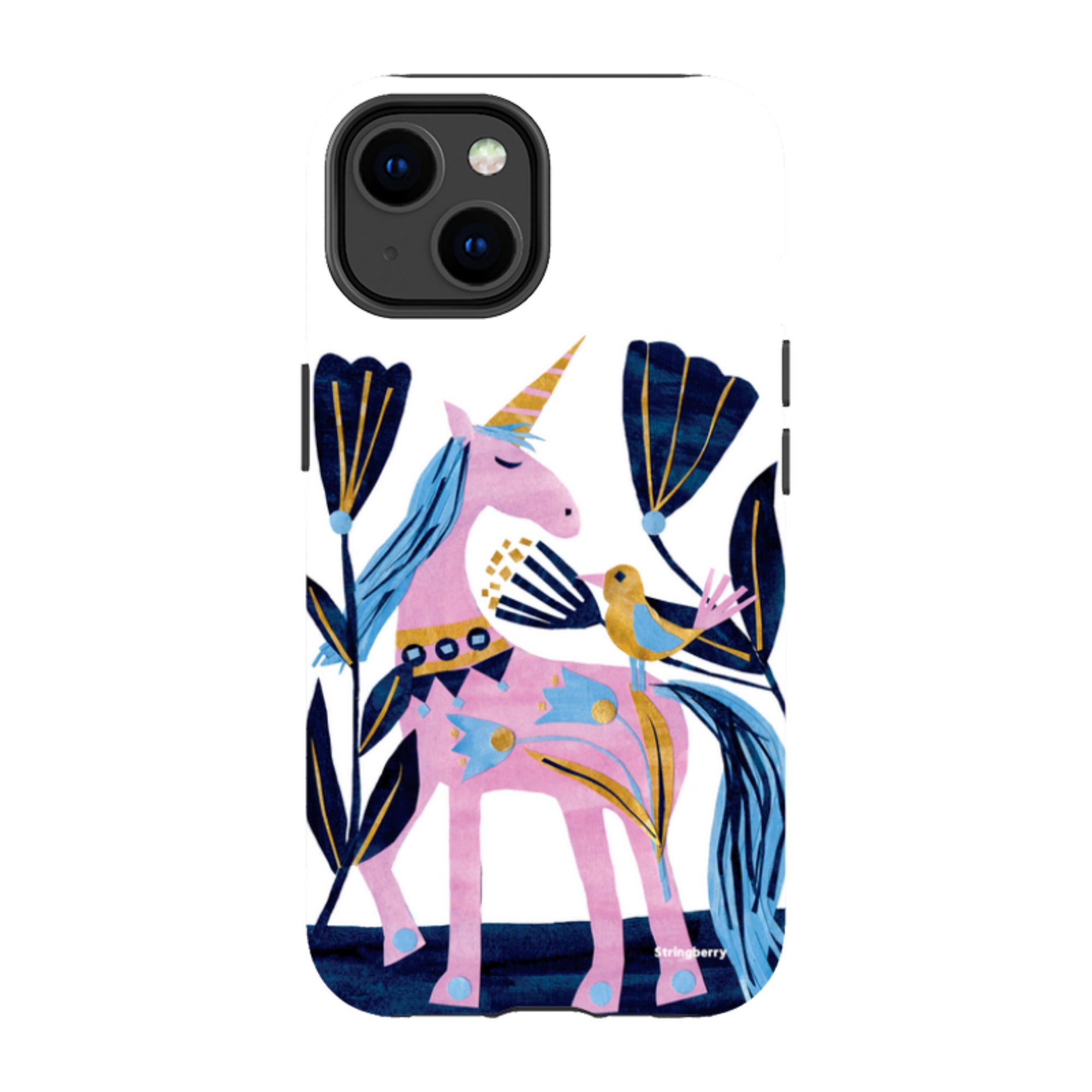 iPhone Tough Case - Lilac Unicorn By Tracey English