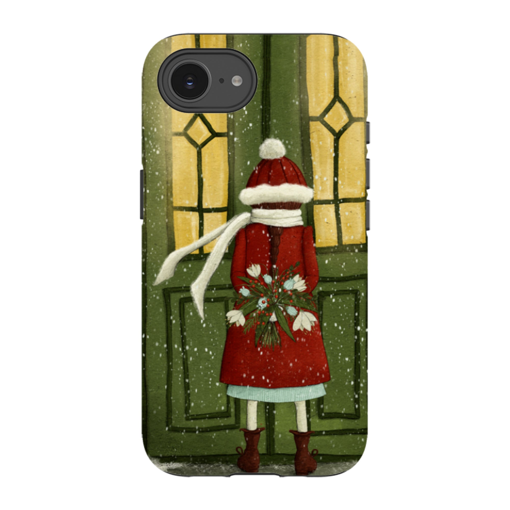 iPhone Tough Case - Winter Flowers By Maja Lindberg