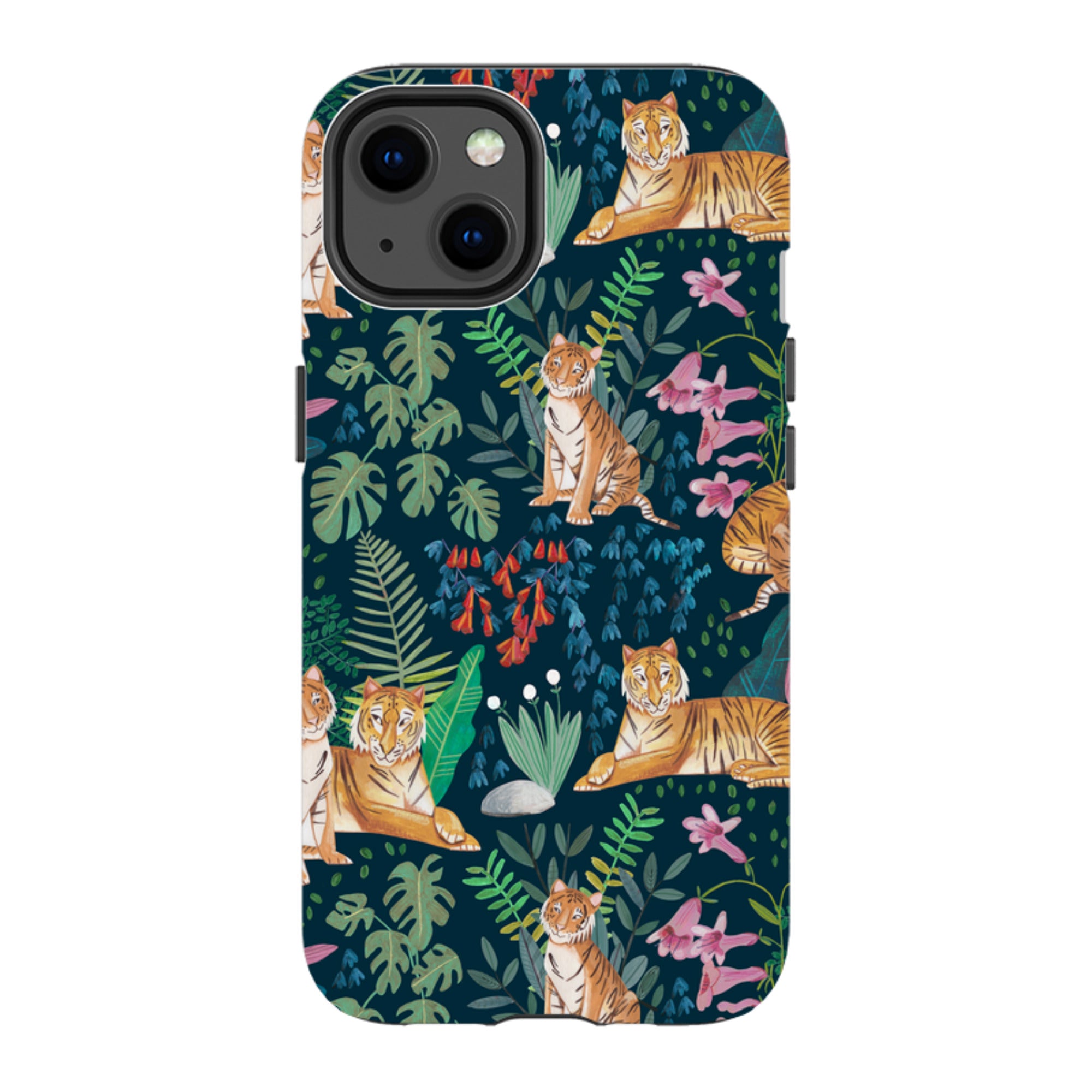 iPhone MagSafe Tough Case -  Tiger Pattern II By Caroline Bonne Muller