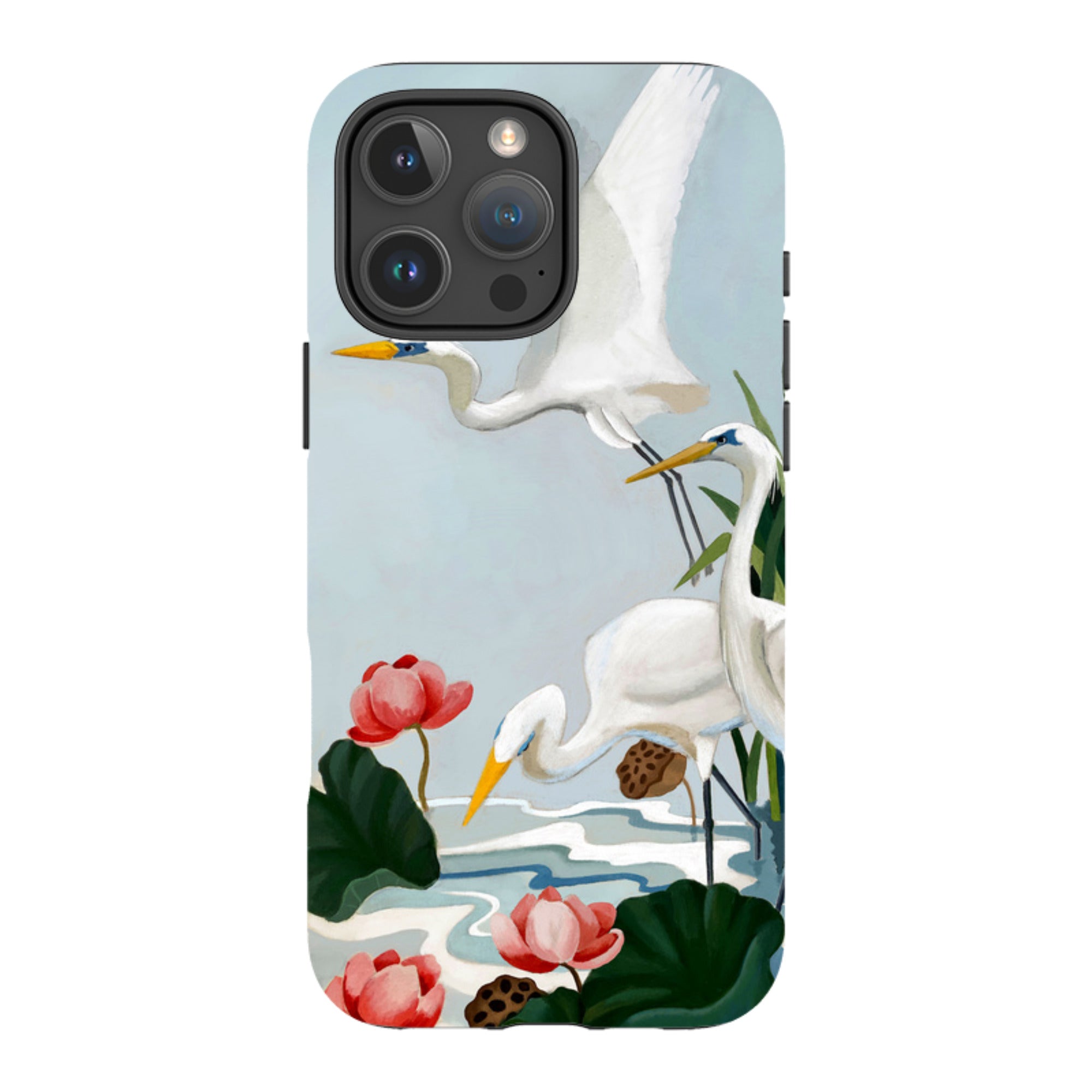 iPhone Tough Case - Egrets And Lillie's By Bex Parkin