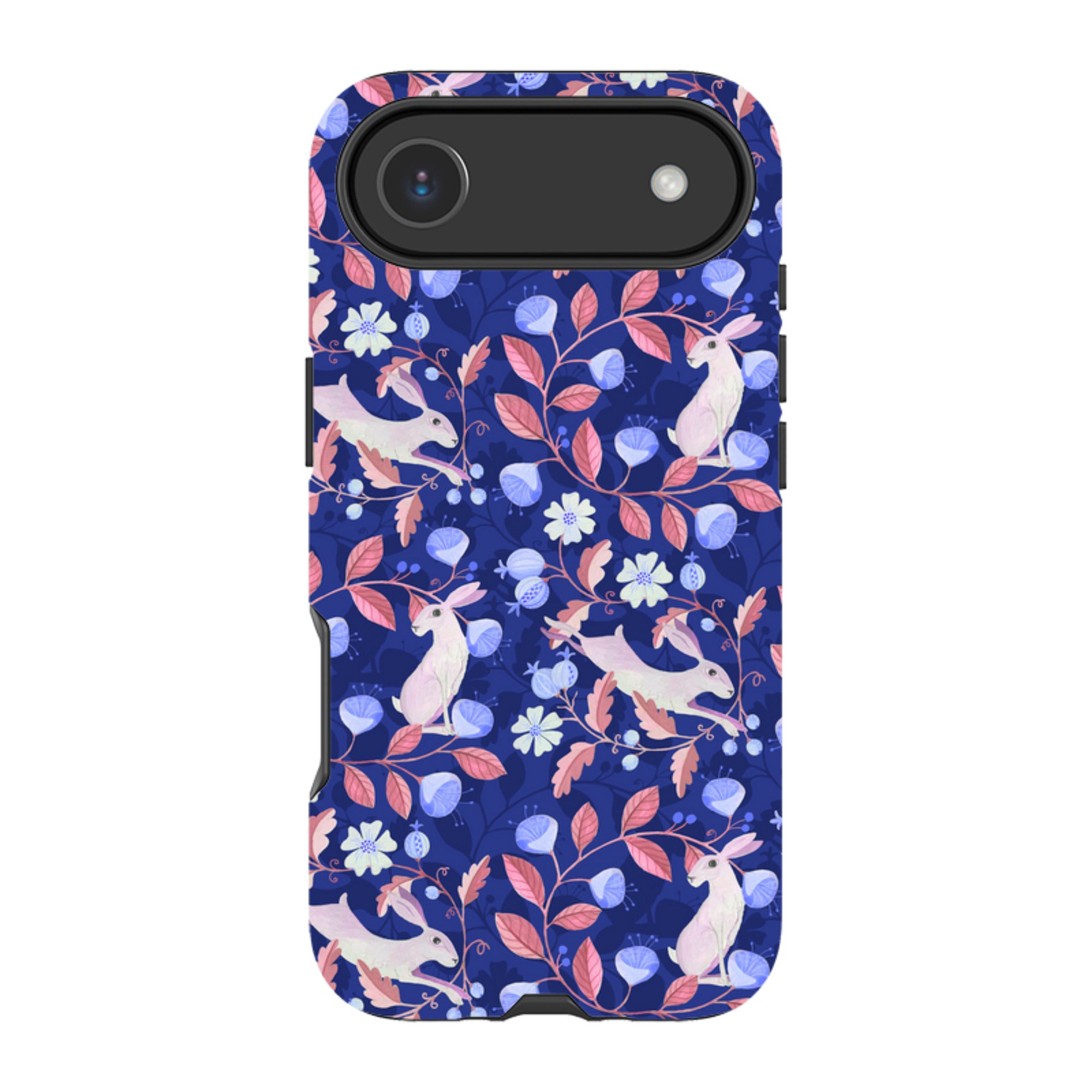 iPhone Tough Case - Hare Pattern By Bex Parkin