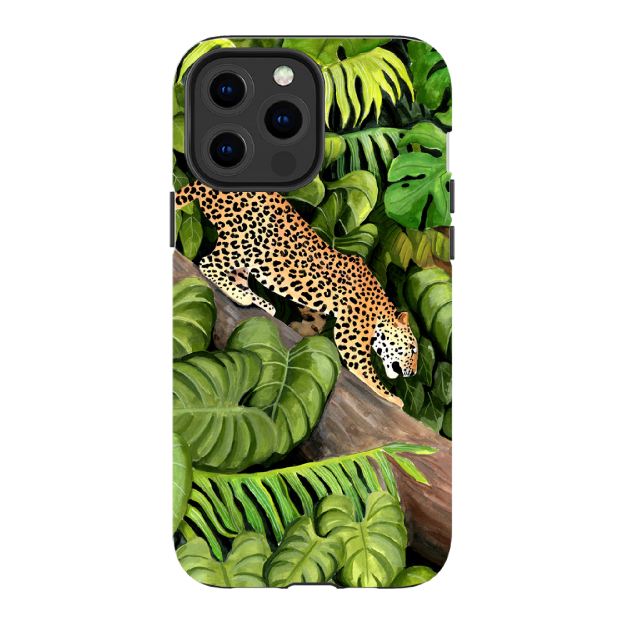 iPhone Tough Case - Leopard Poised By Bex Parkin