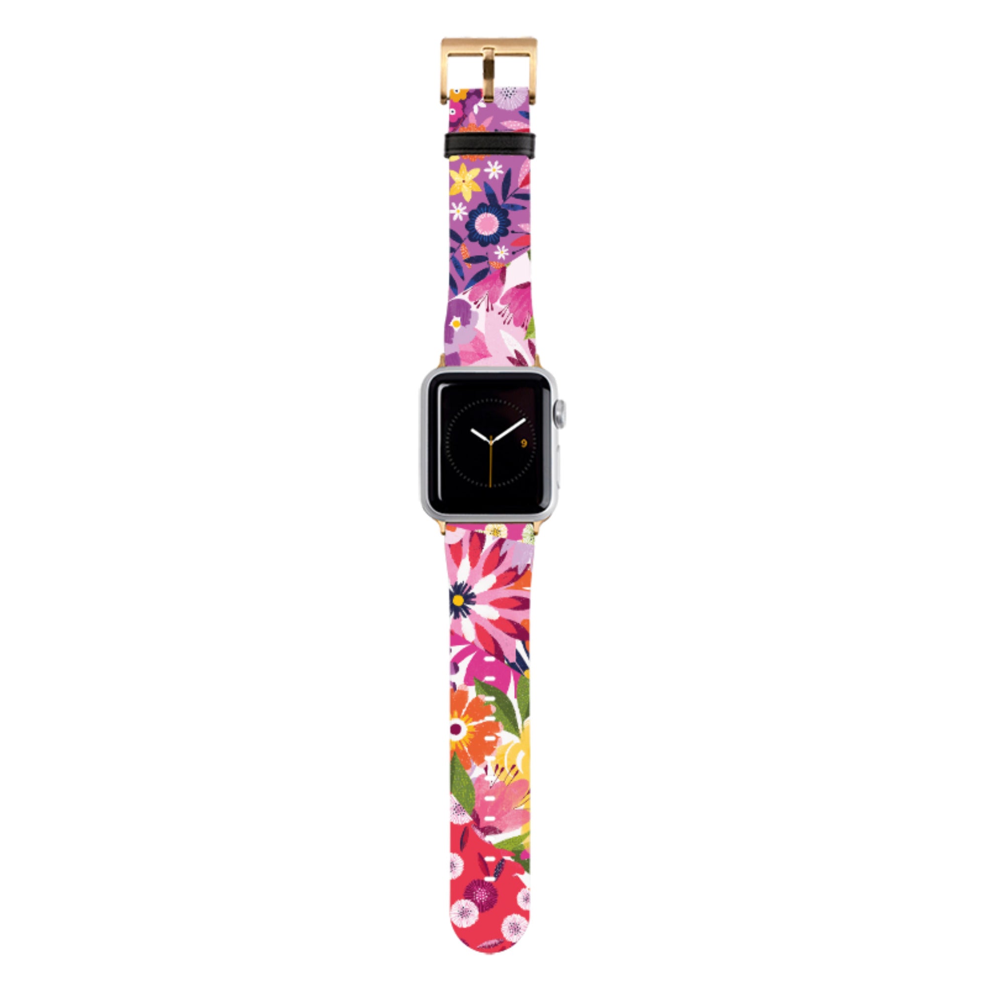 Floral Sunshine Apple Watch Strap By Ali Brookes