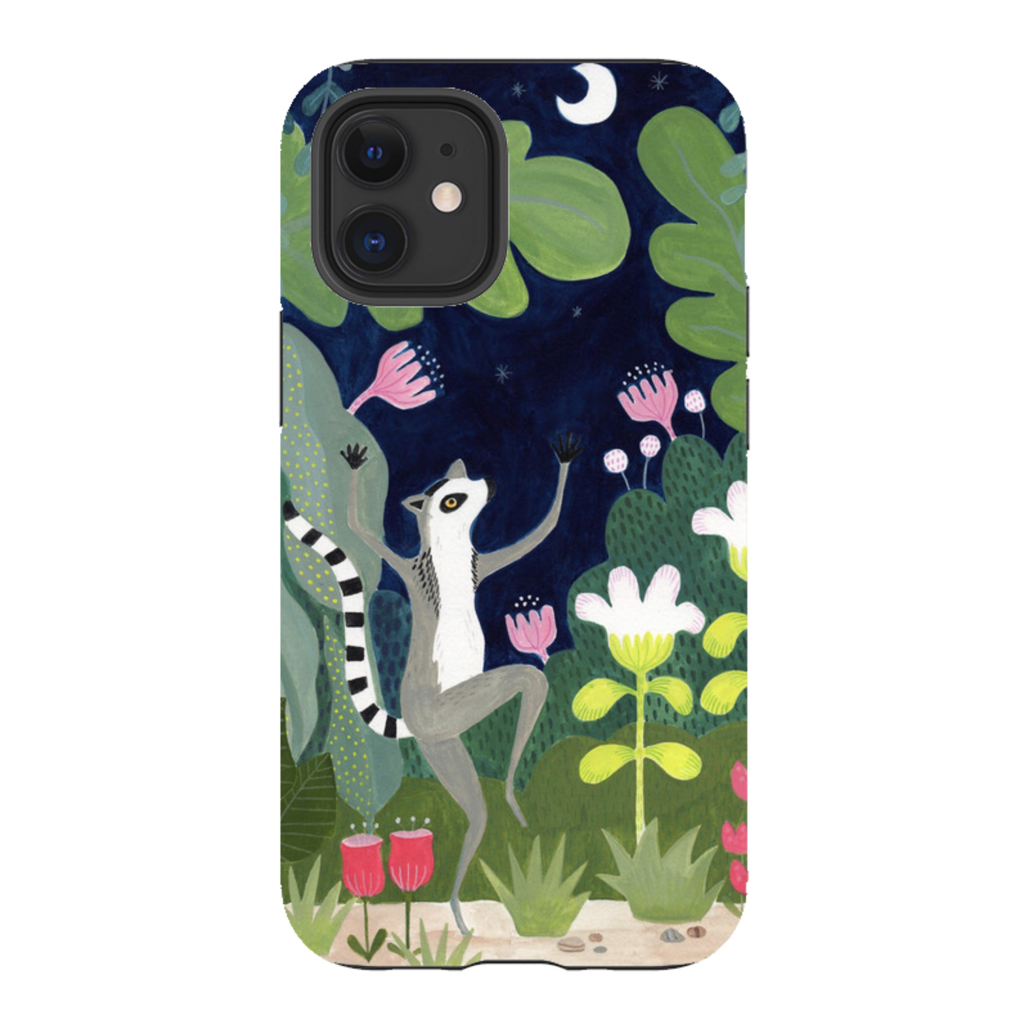 iPhone Tough Case - Dancing Lemur By Bex Parkin