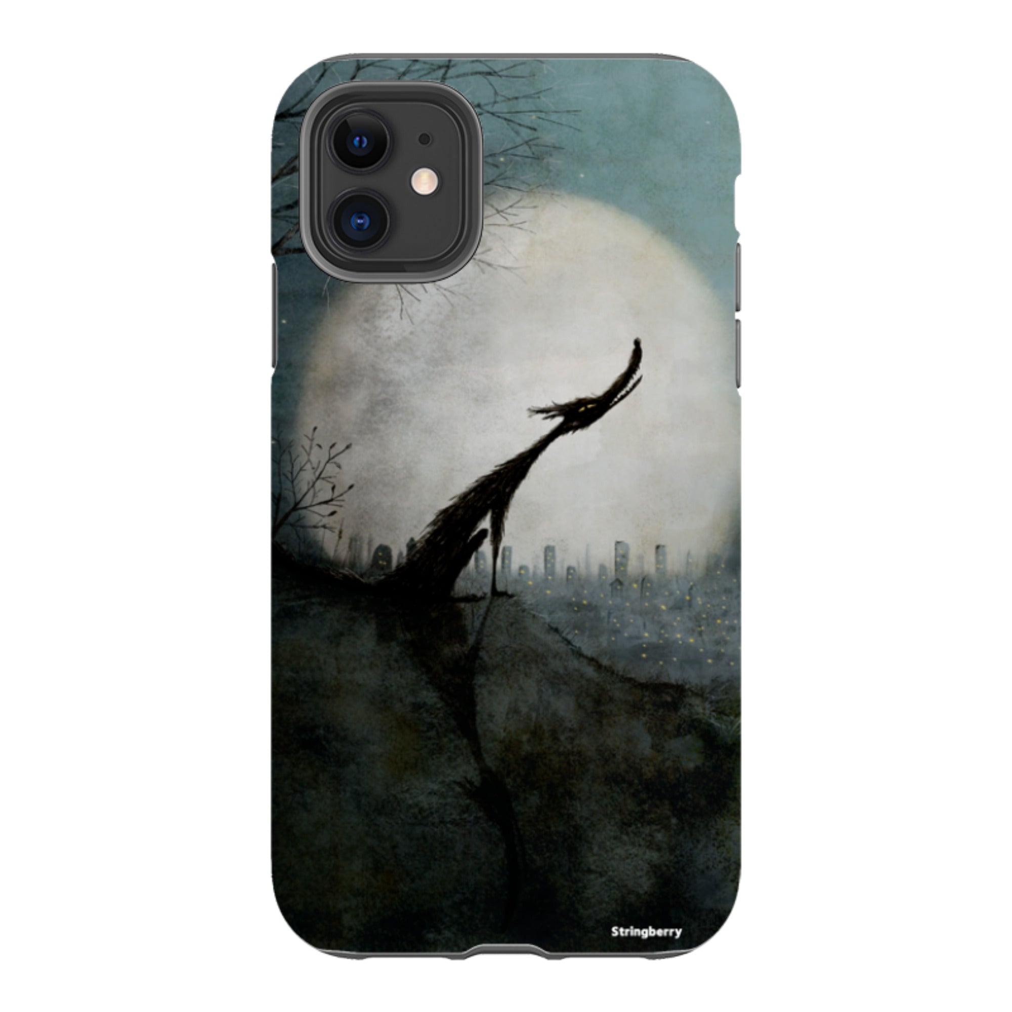 iPhone Tough Case - Wolf Moon By Maja Lindberg