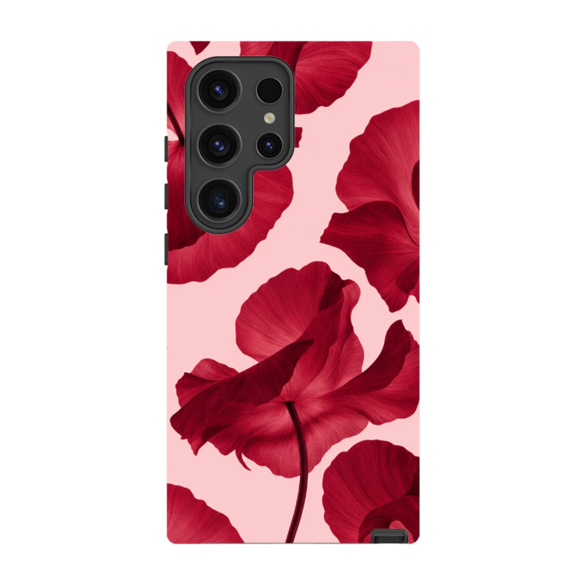 Samsung Tough Case - Burgundy Poppy