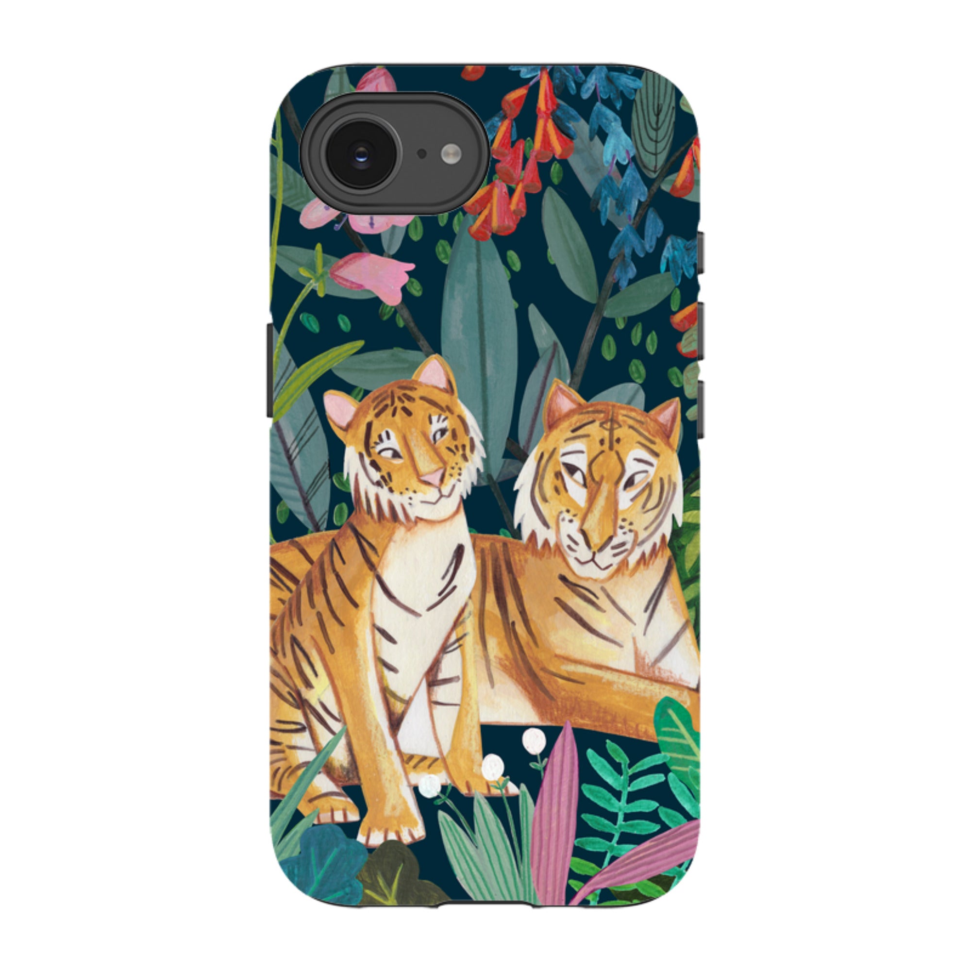 iPhone Tough Case - Tiger By Caroline Bonne Muller