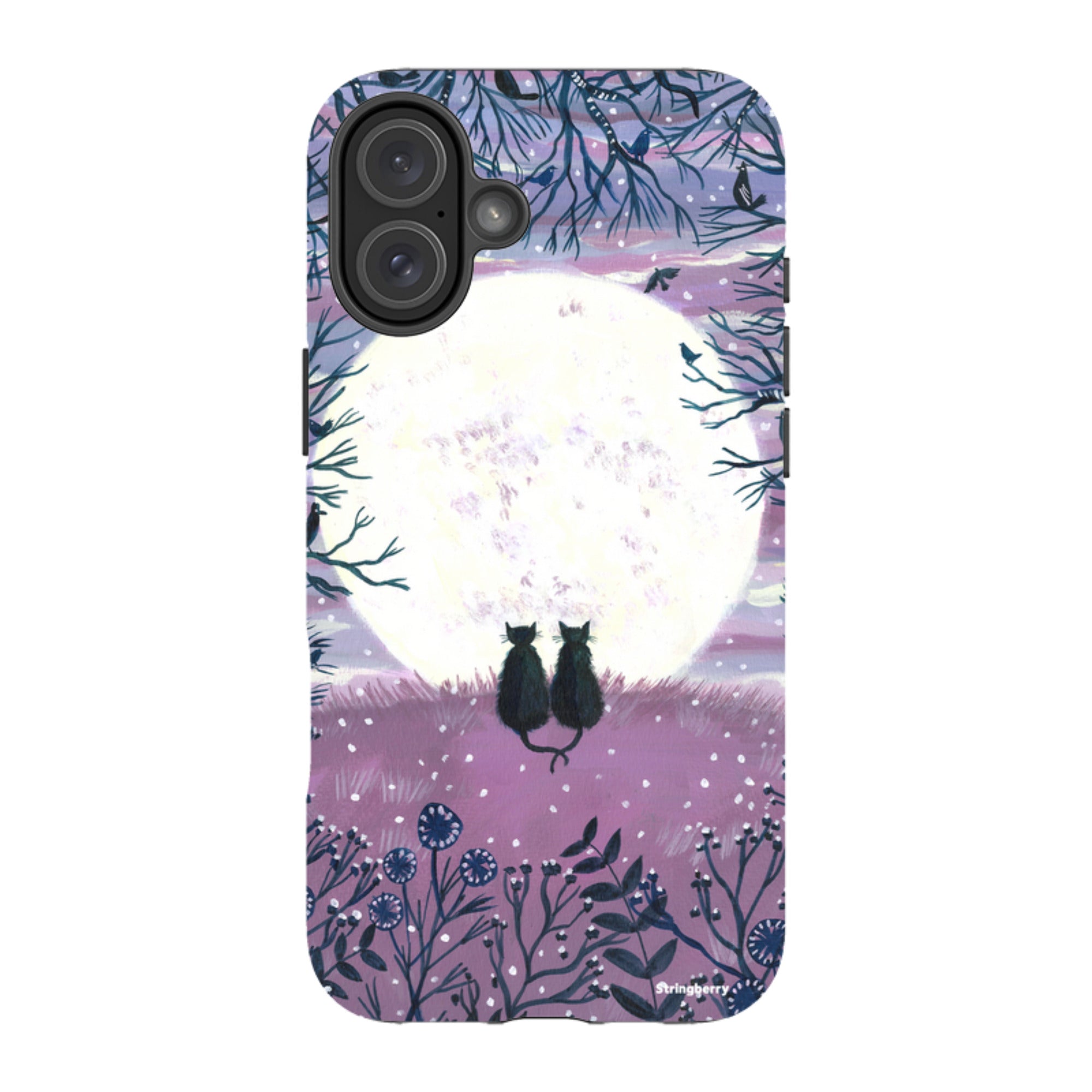iPhone Tough Case - Winter Cats II By Mary Stubberfield