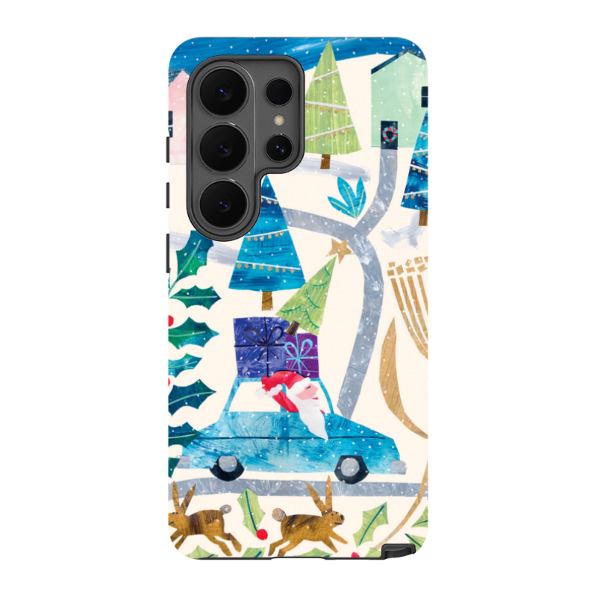Samsung Tough Case - Santa Driving Home By Tracey English