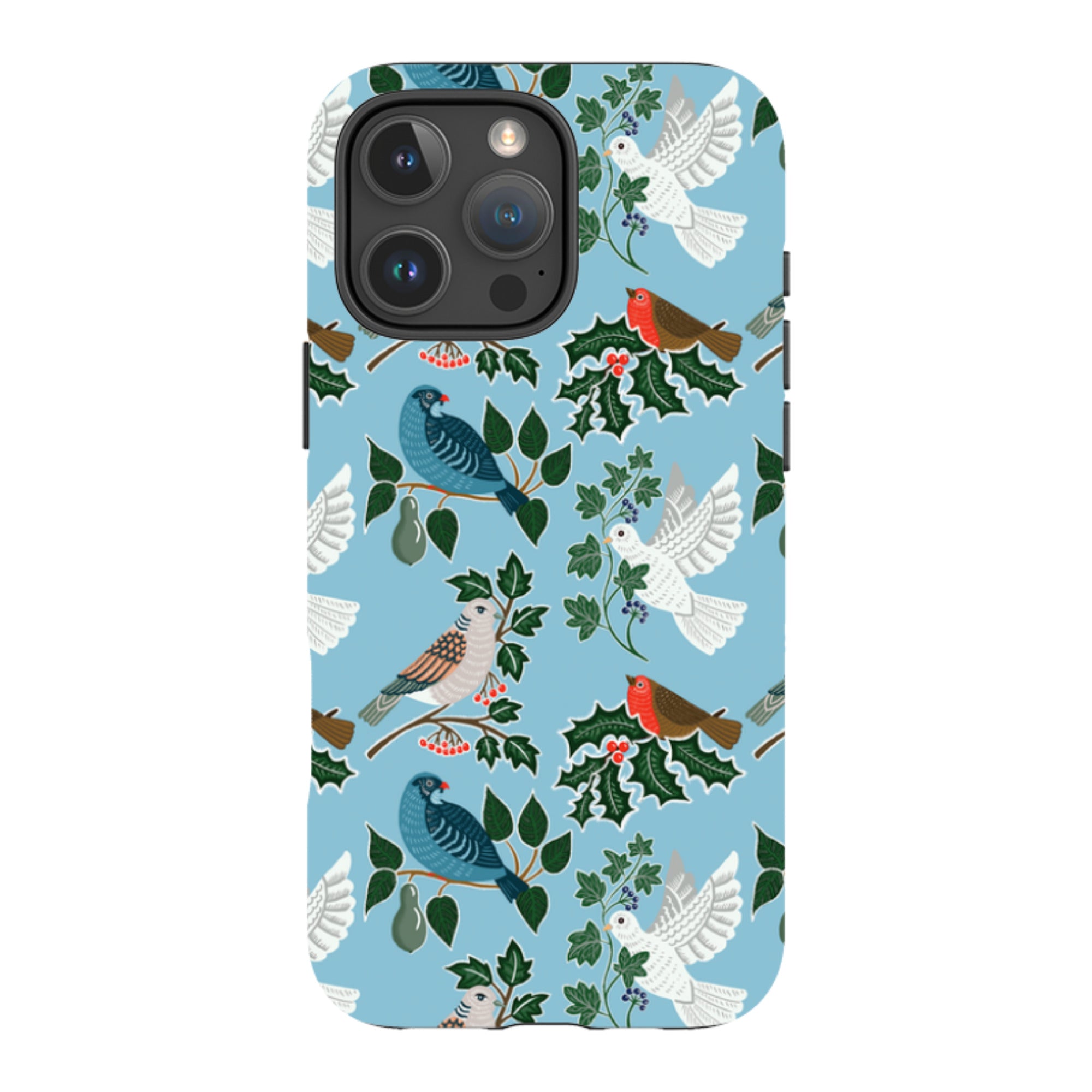 iPhone Tough Case - Winter Birds-2 By kate Heiss