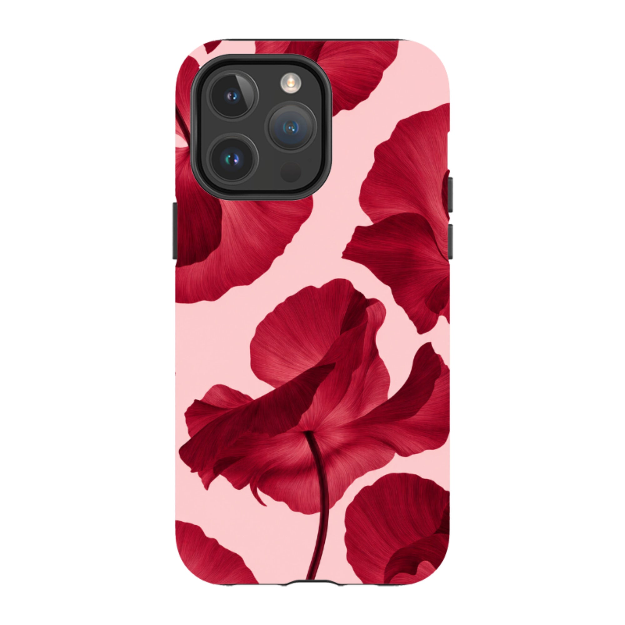 iPhone MagSafe Tough Case - Burgundy Poppy