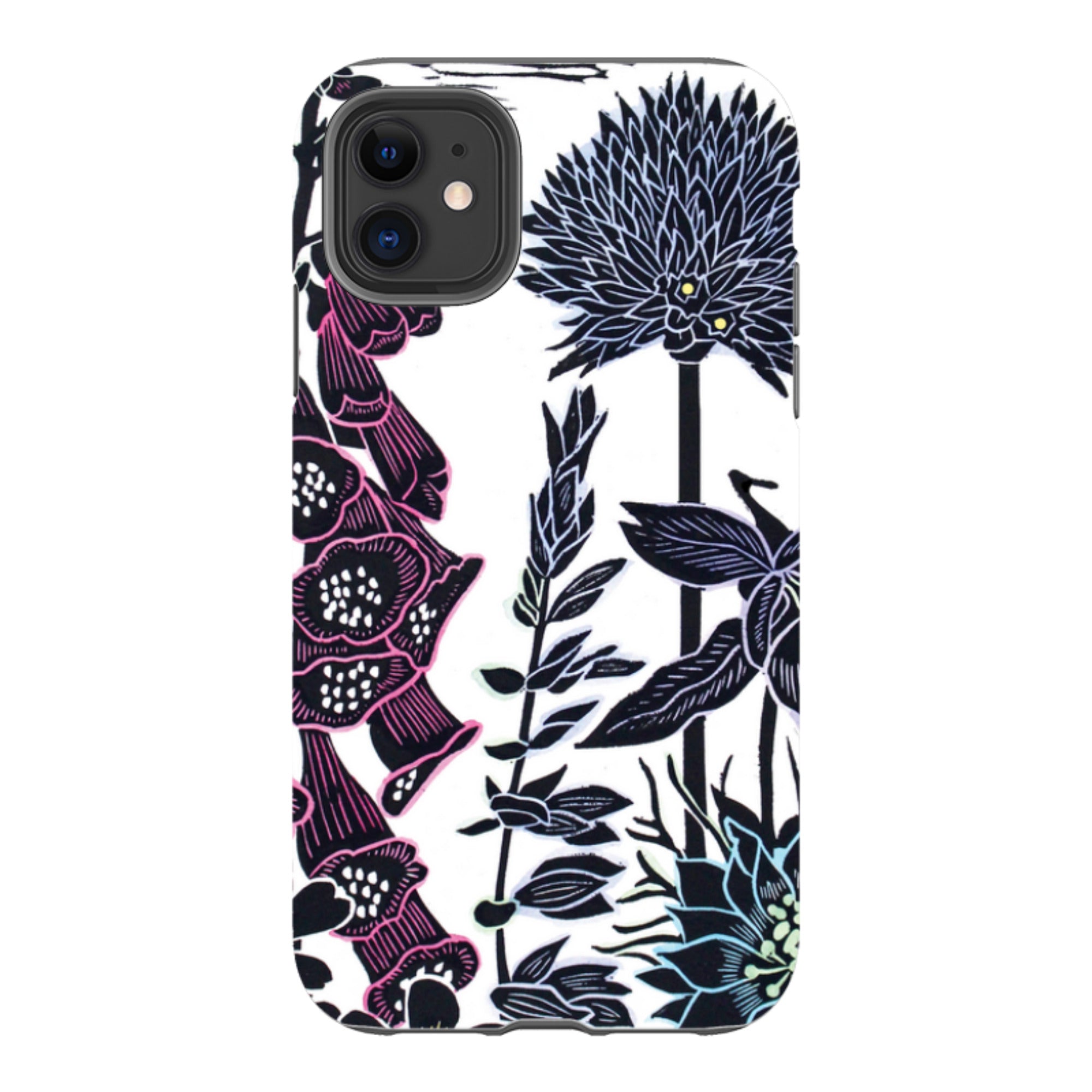 iPhone Tough Case - Foxgloves By Kate Heiss