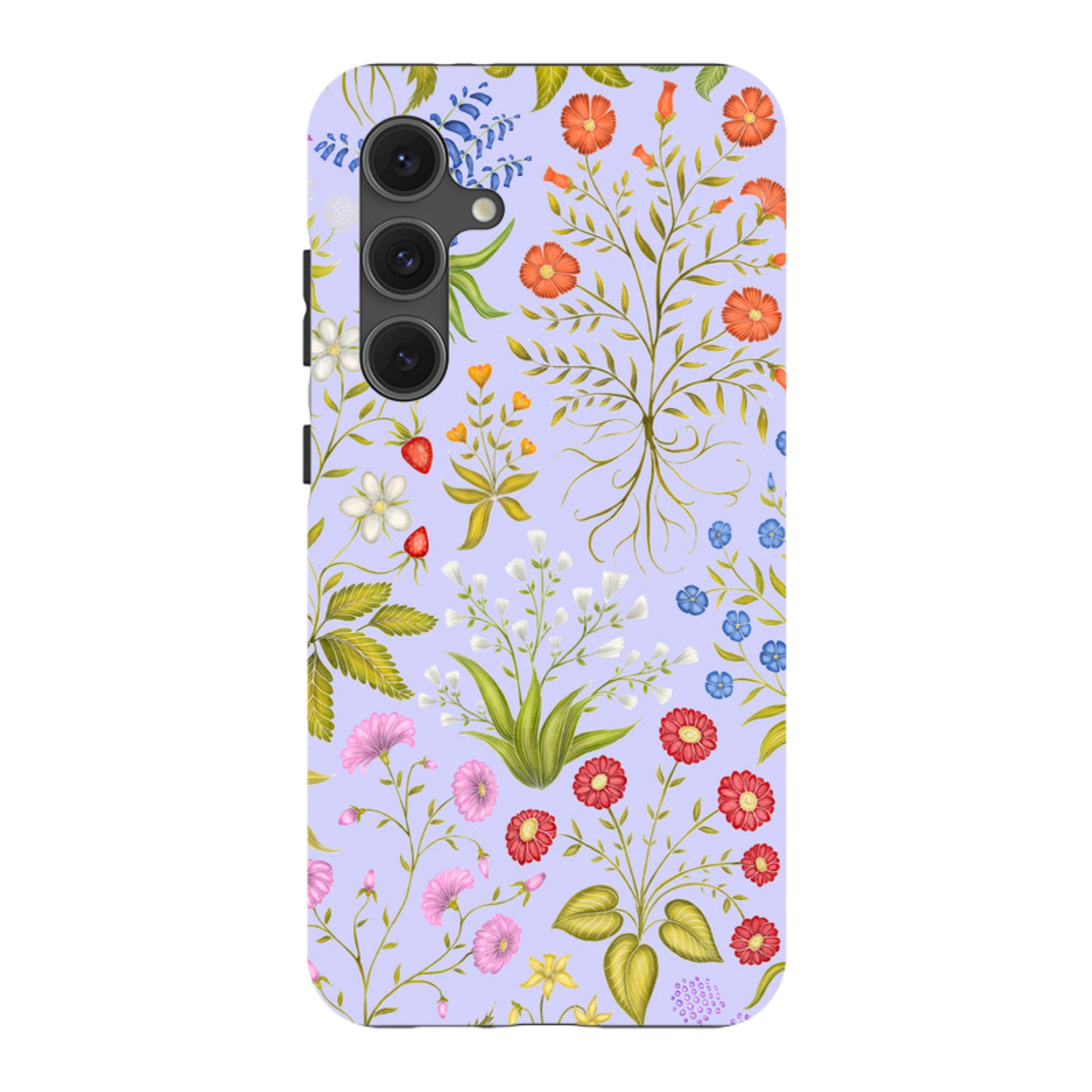 Samsung Tough Case - Fleurs Blue By Catherine Rowe
