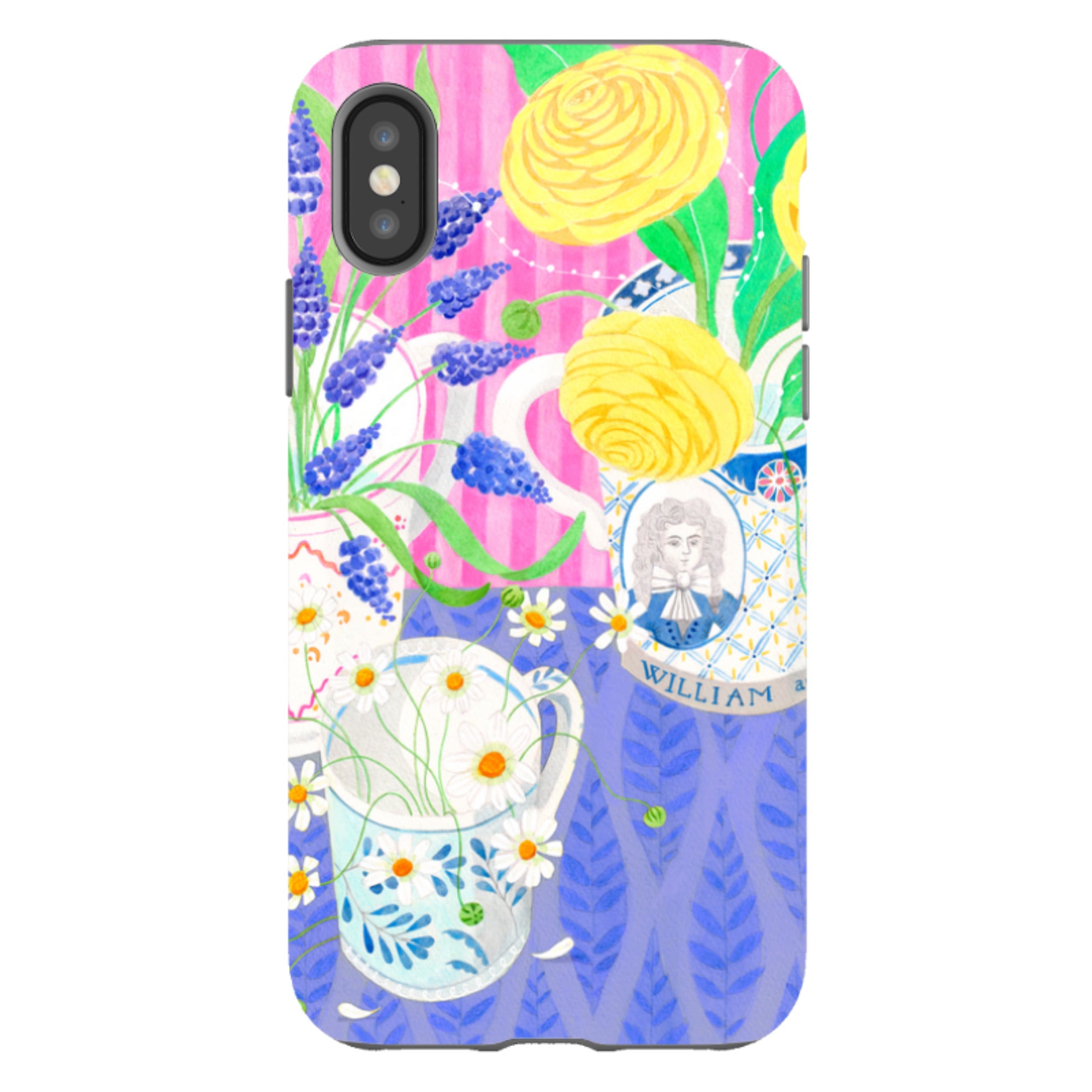 iPhone Tough Case - Muscari Flowers By Bex Parkin