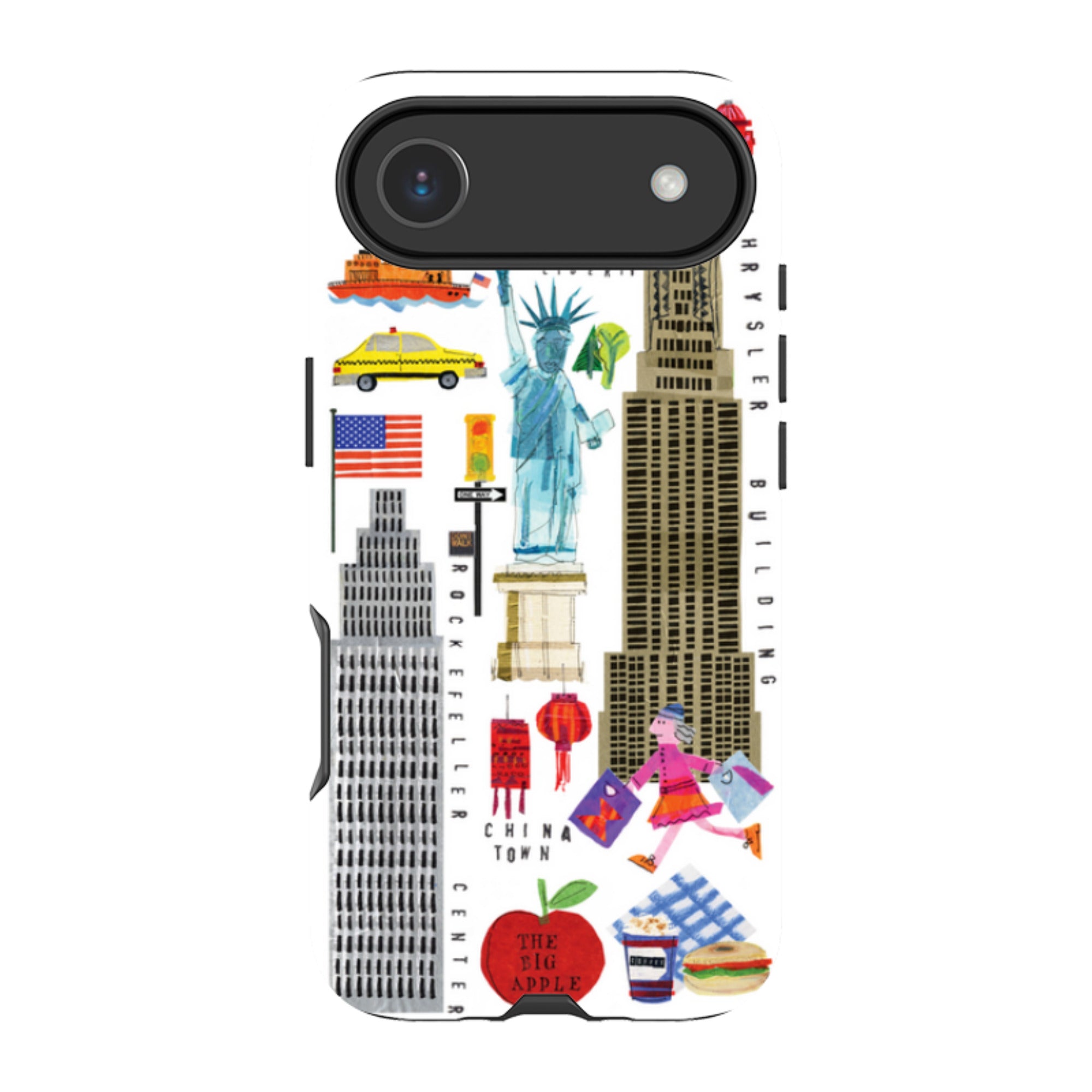 iPhone Tough Case - New York Icons By Tracey English