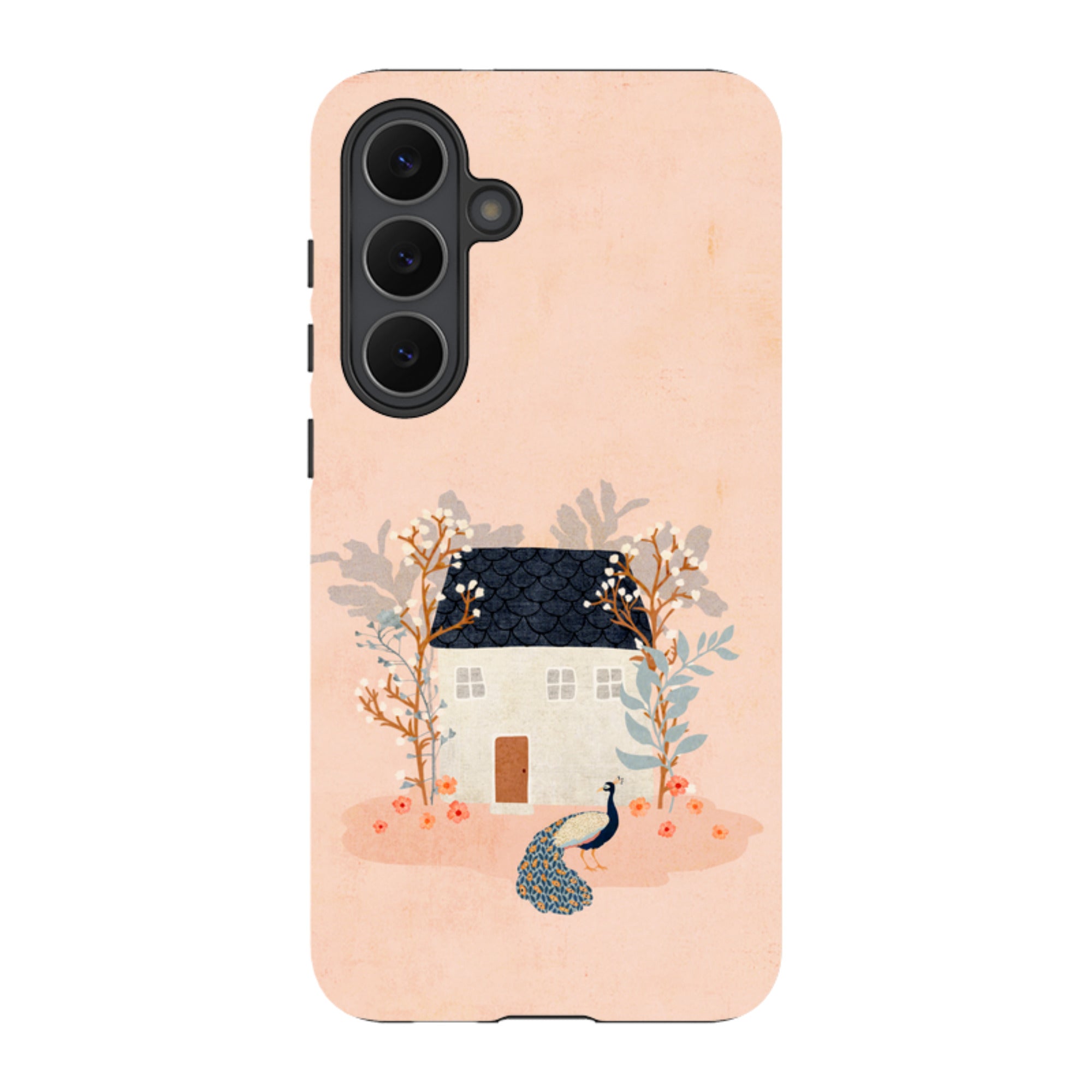 Samsung Tough Case - Home Pink By Katherine Quinn