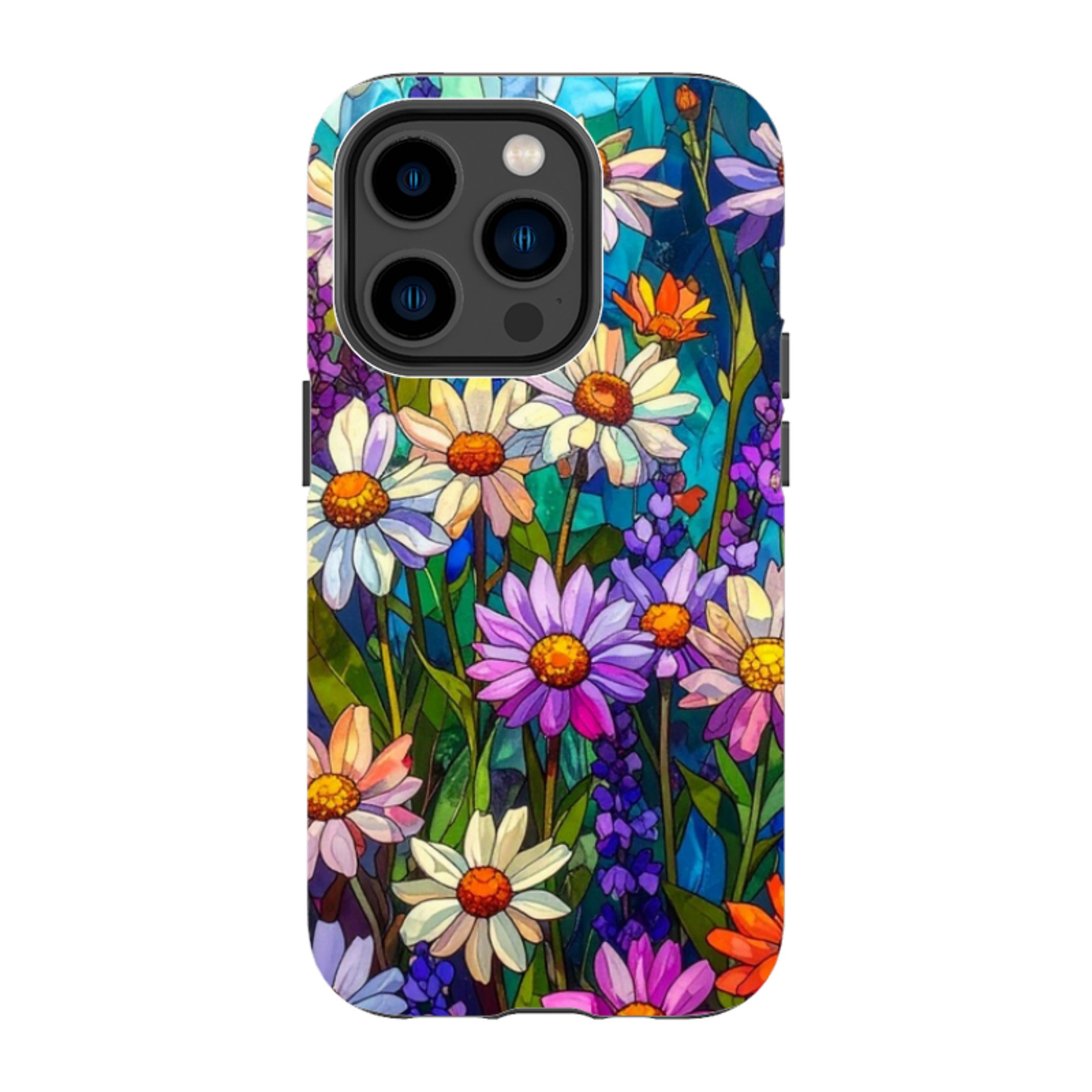 iPhone MagSafe Tough Case - Purple Daisies