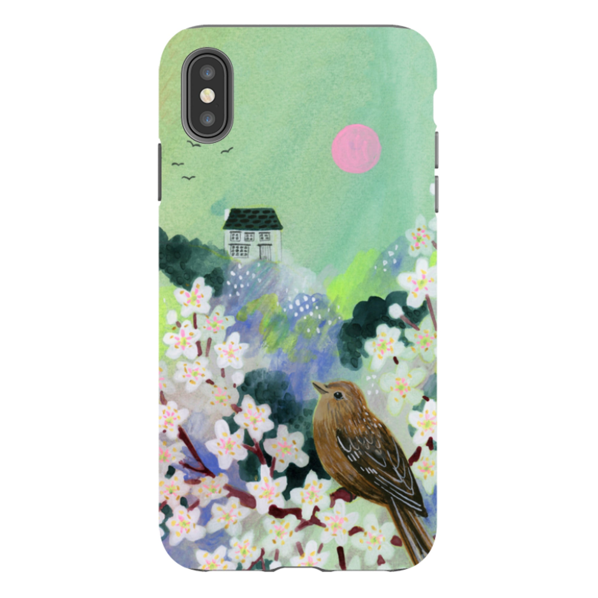 iPhone Tough Case - Blackthorn in the Valley By Lee Foster Wilson