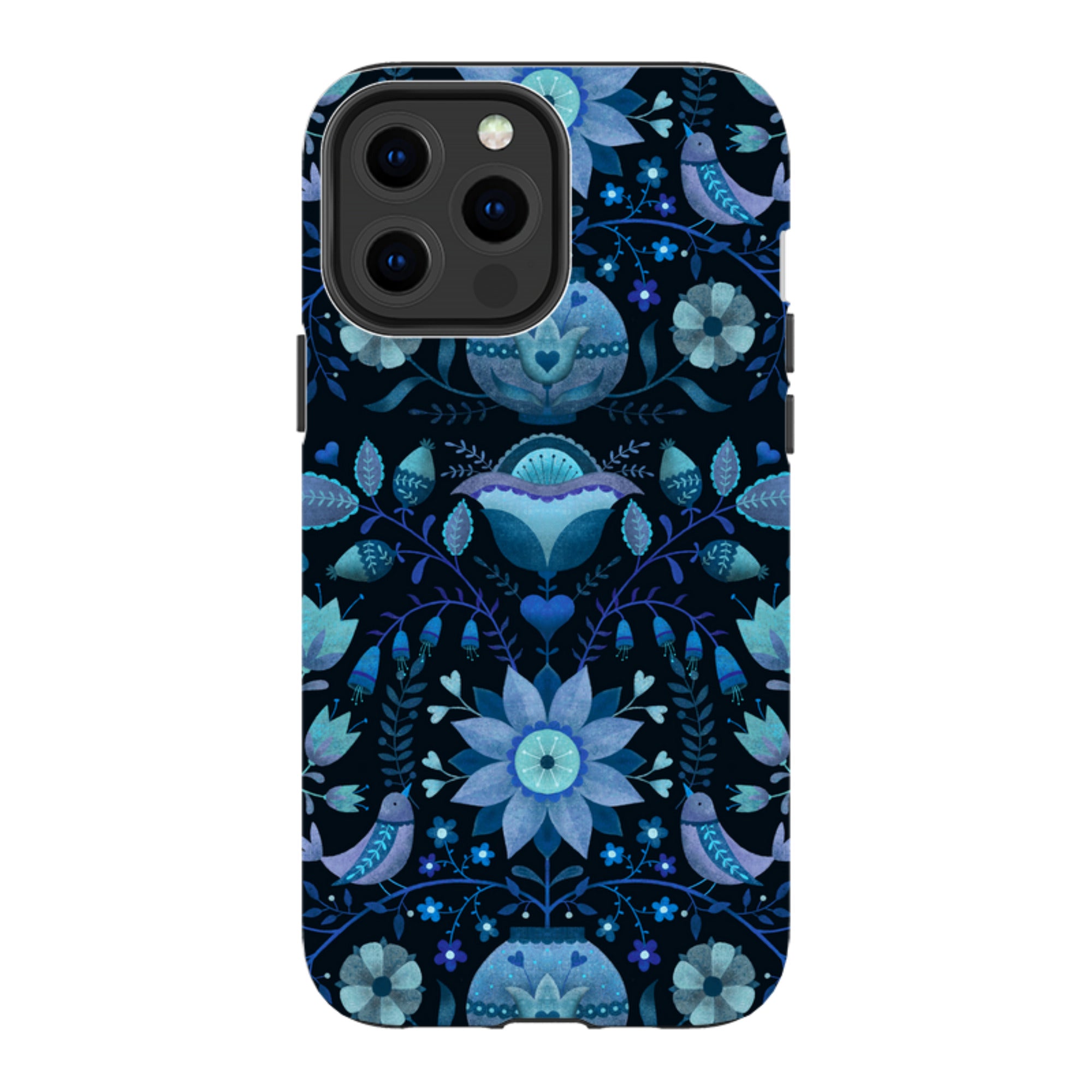 iPhone MagSafe Tough Case -  Blue Folk By Suzy Taylor