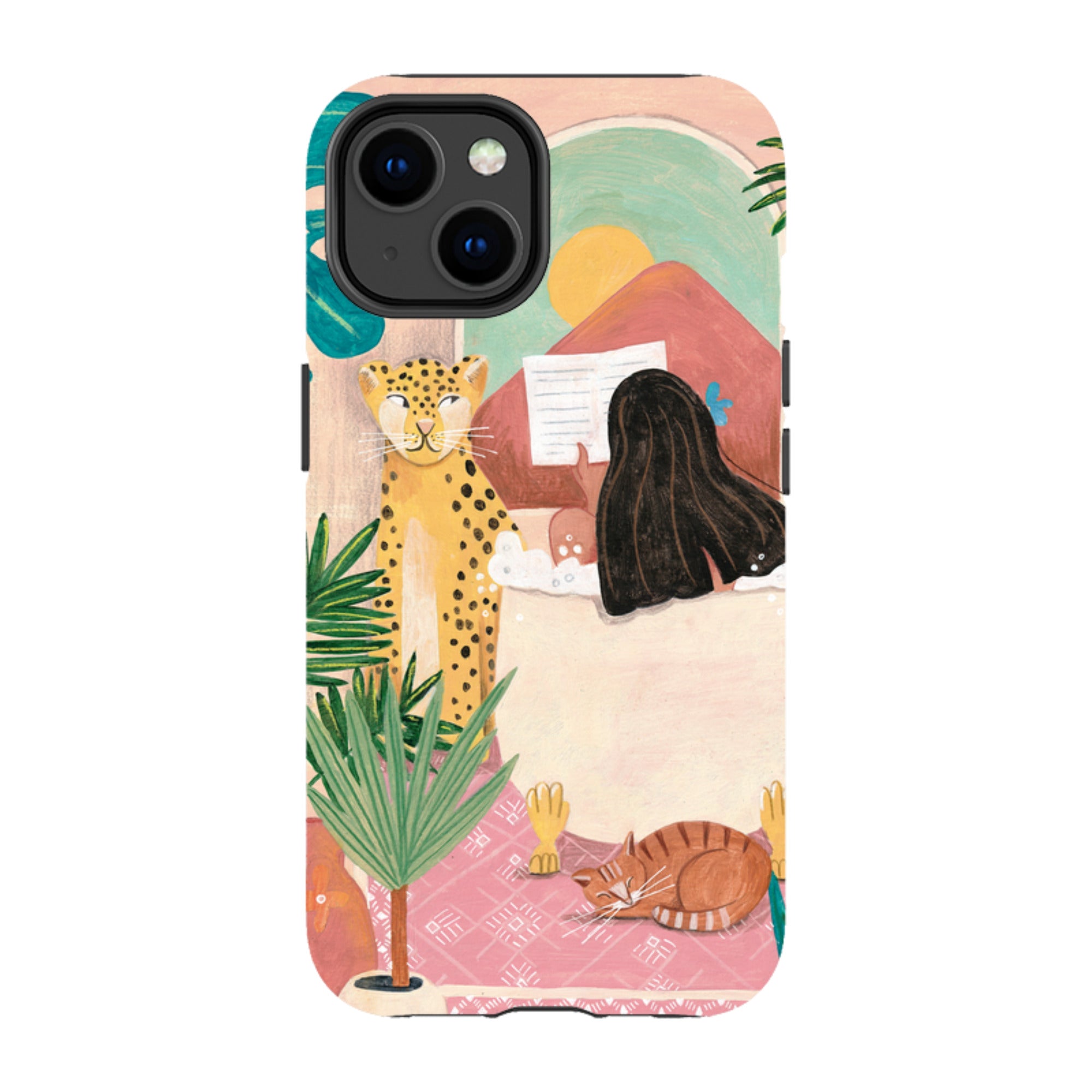iPhone Tough Case - Bath Time By Caroline Bonne Muller
