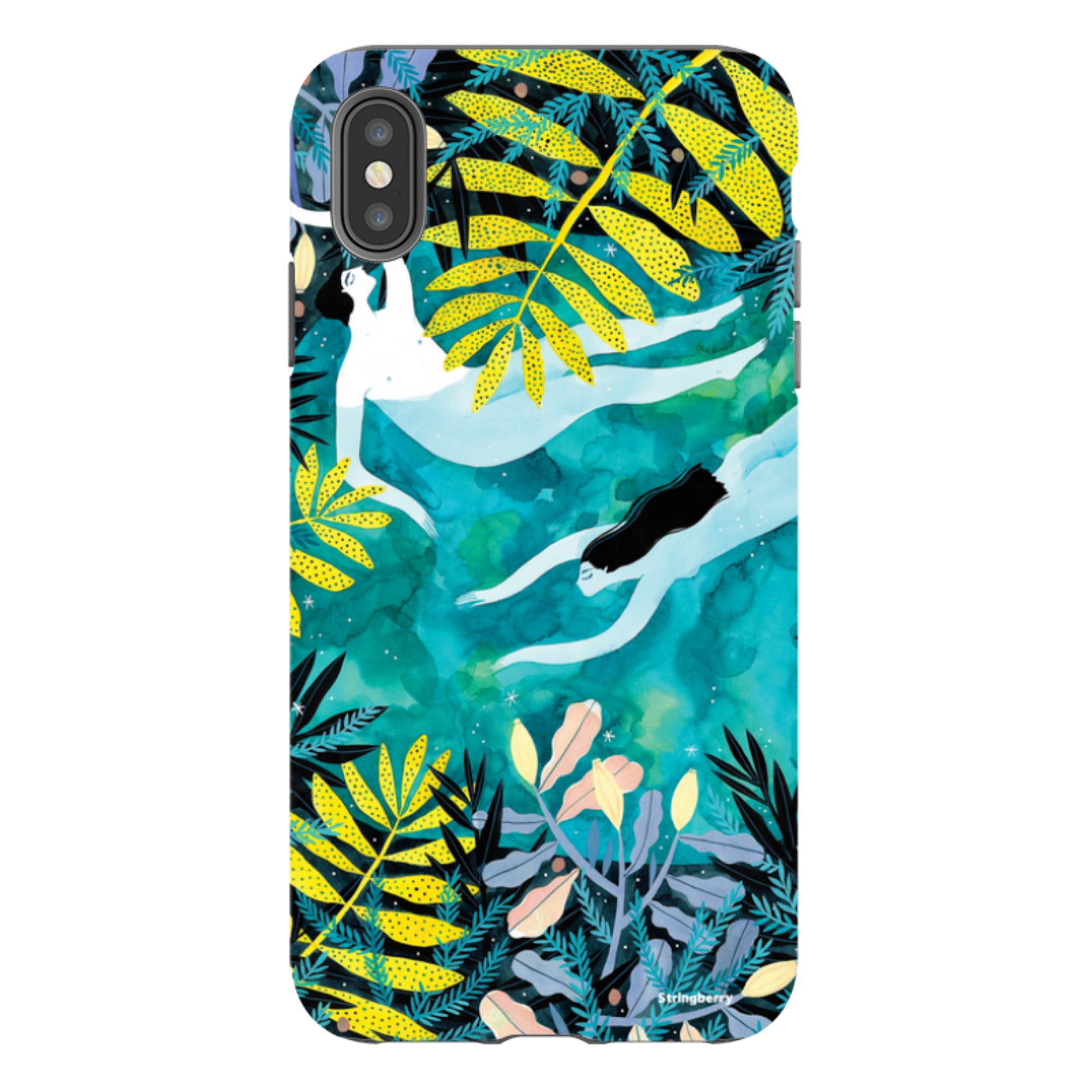 iPhone Tough Case - Night Swimming By Madalina Andronic