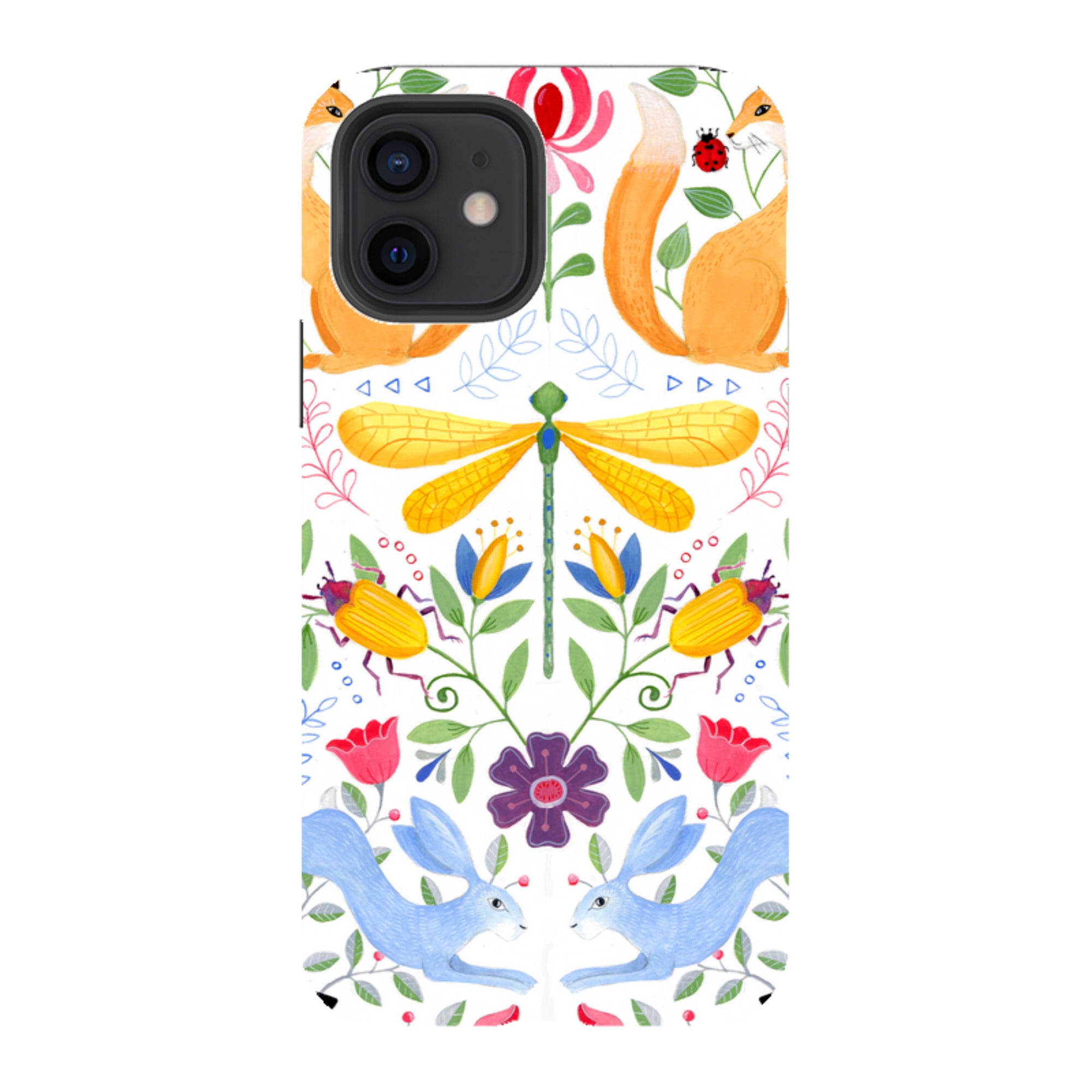 iPhone Tough Case - Folk Garden By Bex Parkin