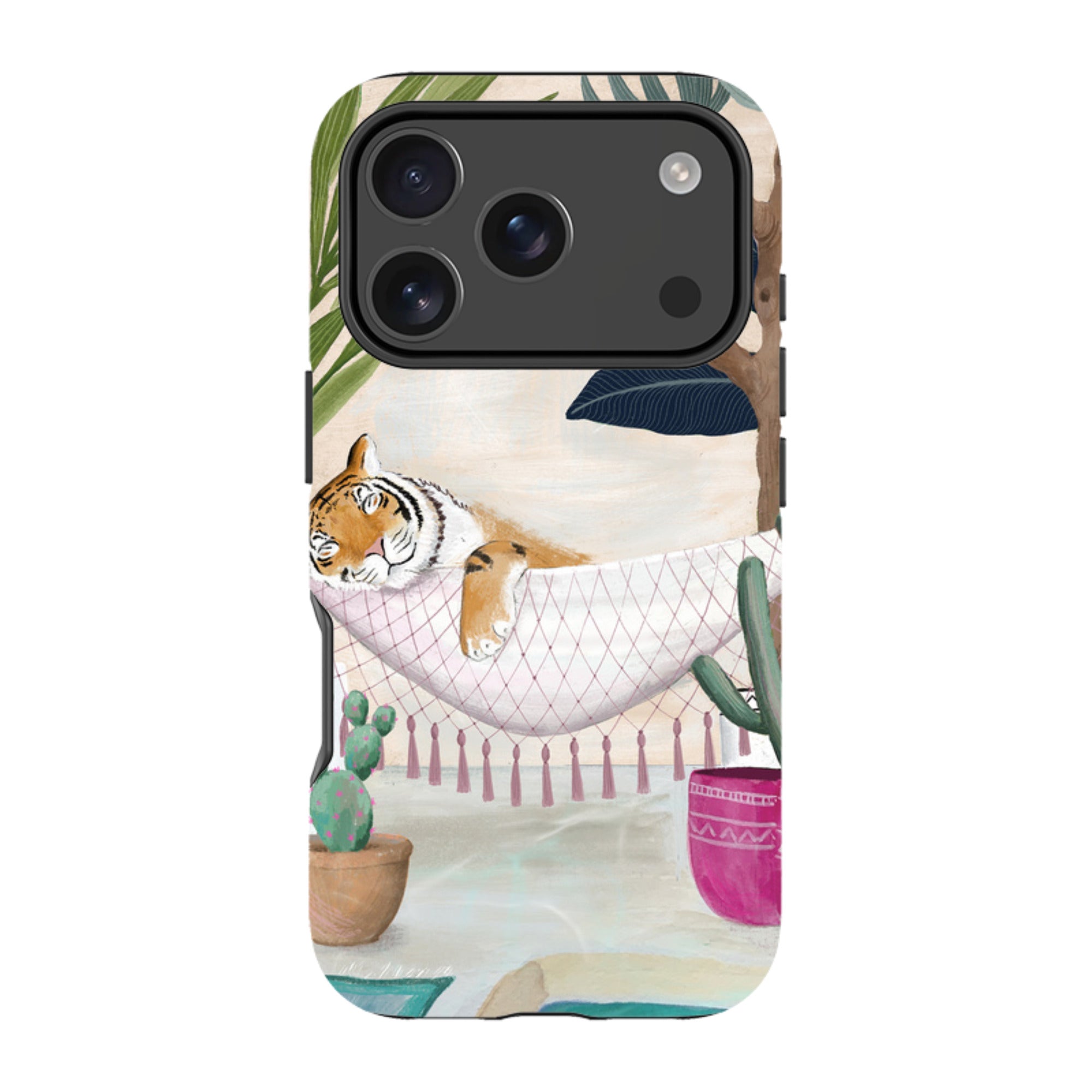 iPhone Tough Case - Tiger Hammock By Bex Parkin