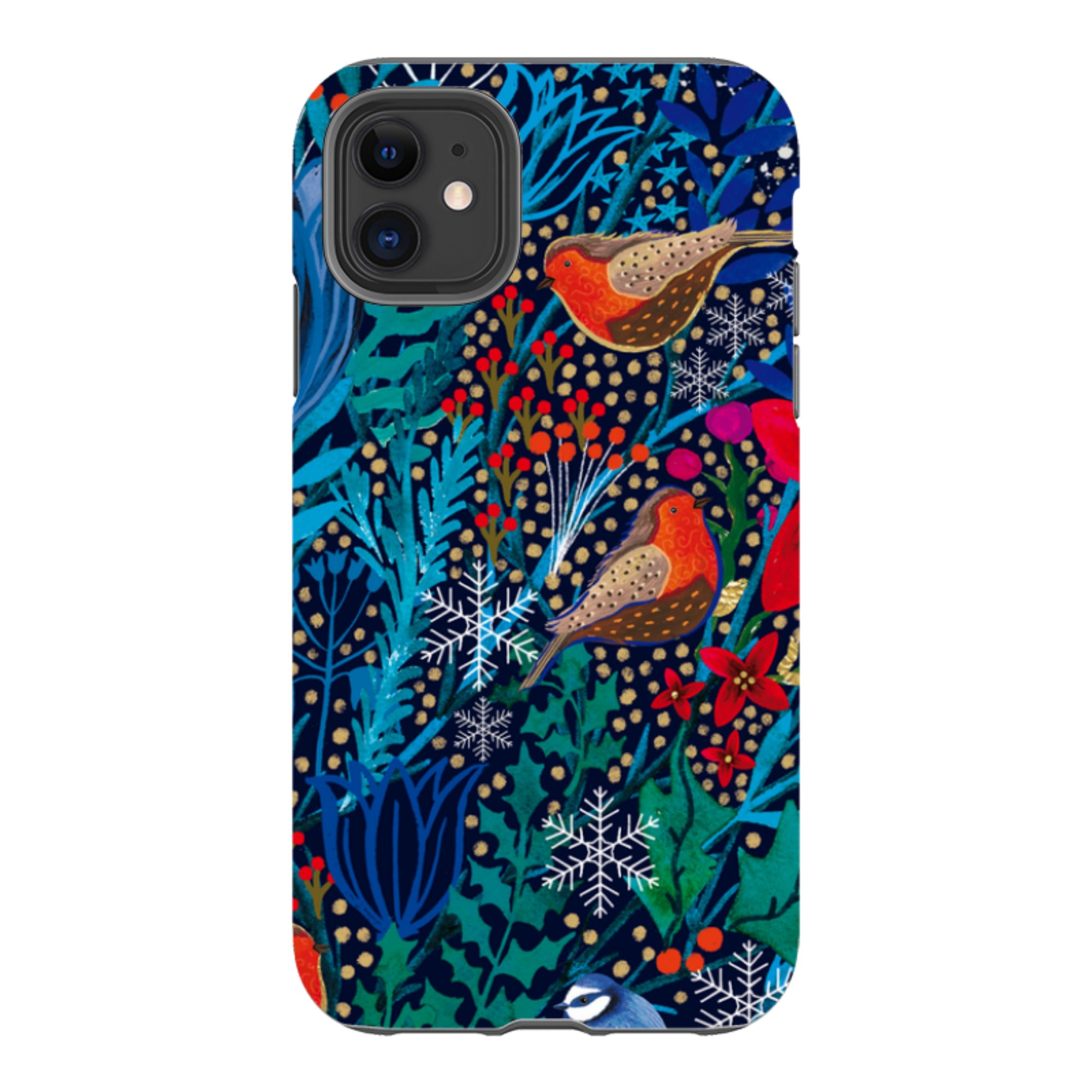 iPhone Tough Case - Xmas Robin III By Emma Frances Grant