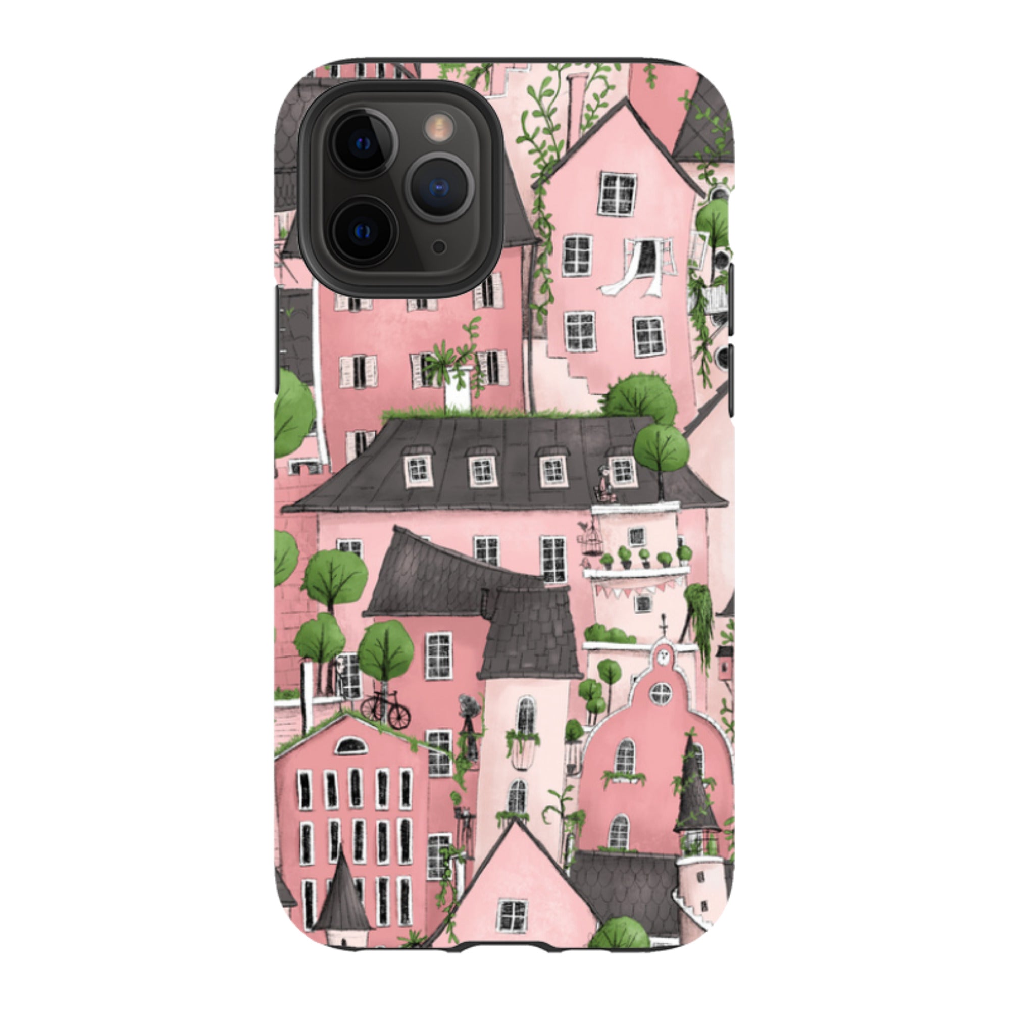 iPhone Tough Case - Pink City By Maja Lindberg