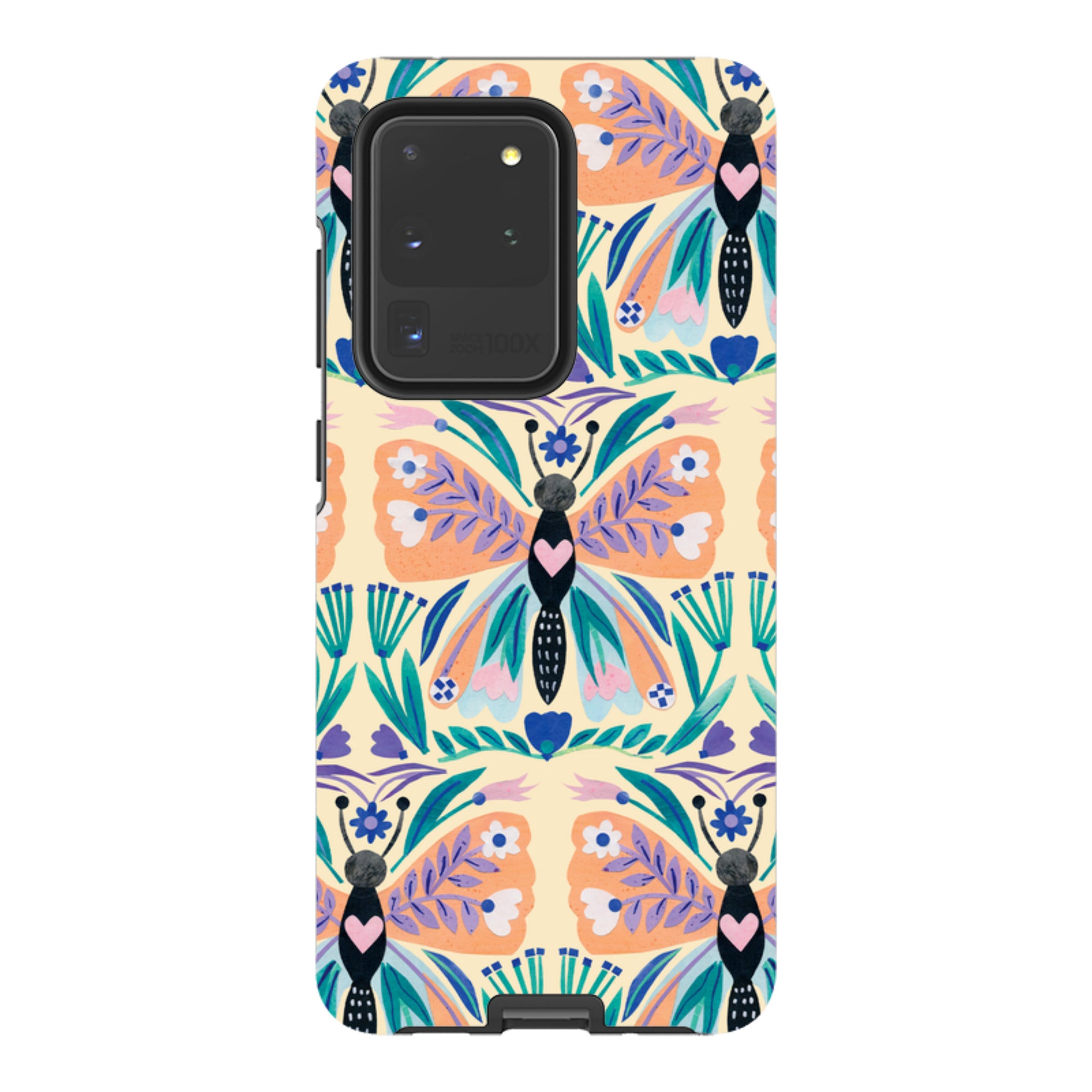 Samsung Tough Case - All Over Butterfly By Tracey English