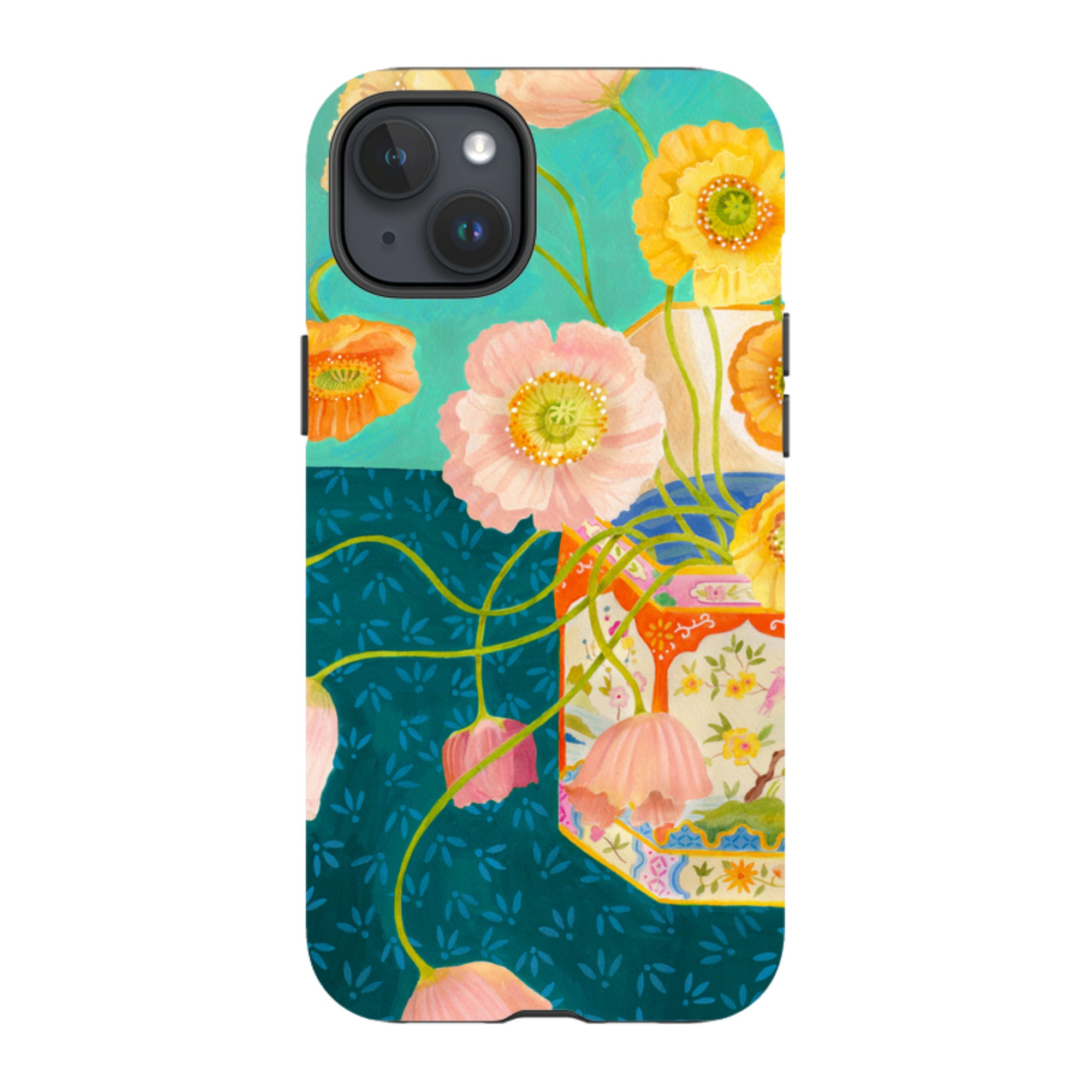 iPhone Tough Case - Poppies By Bex Parkin