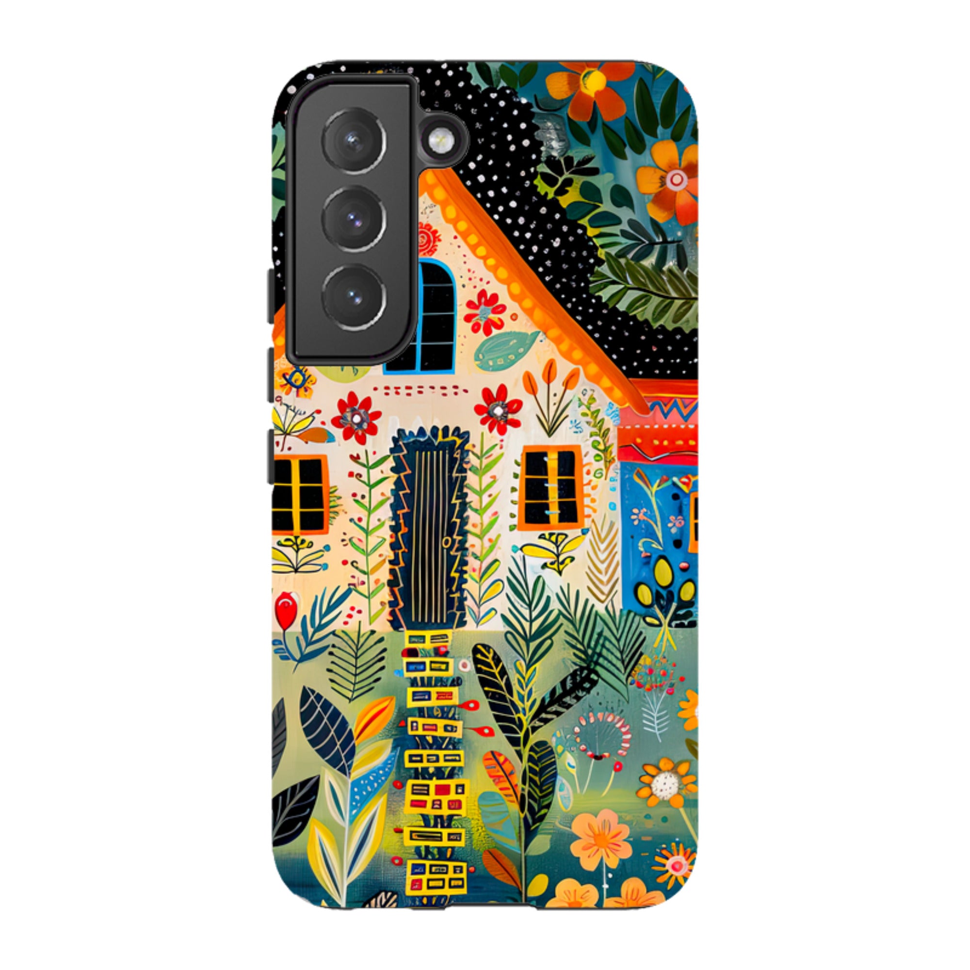 Samsung Tough Case - Folk Art House II