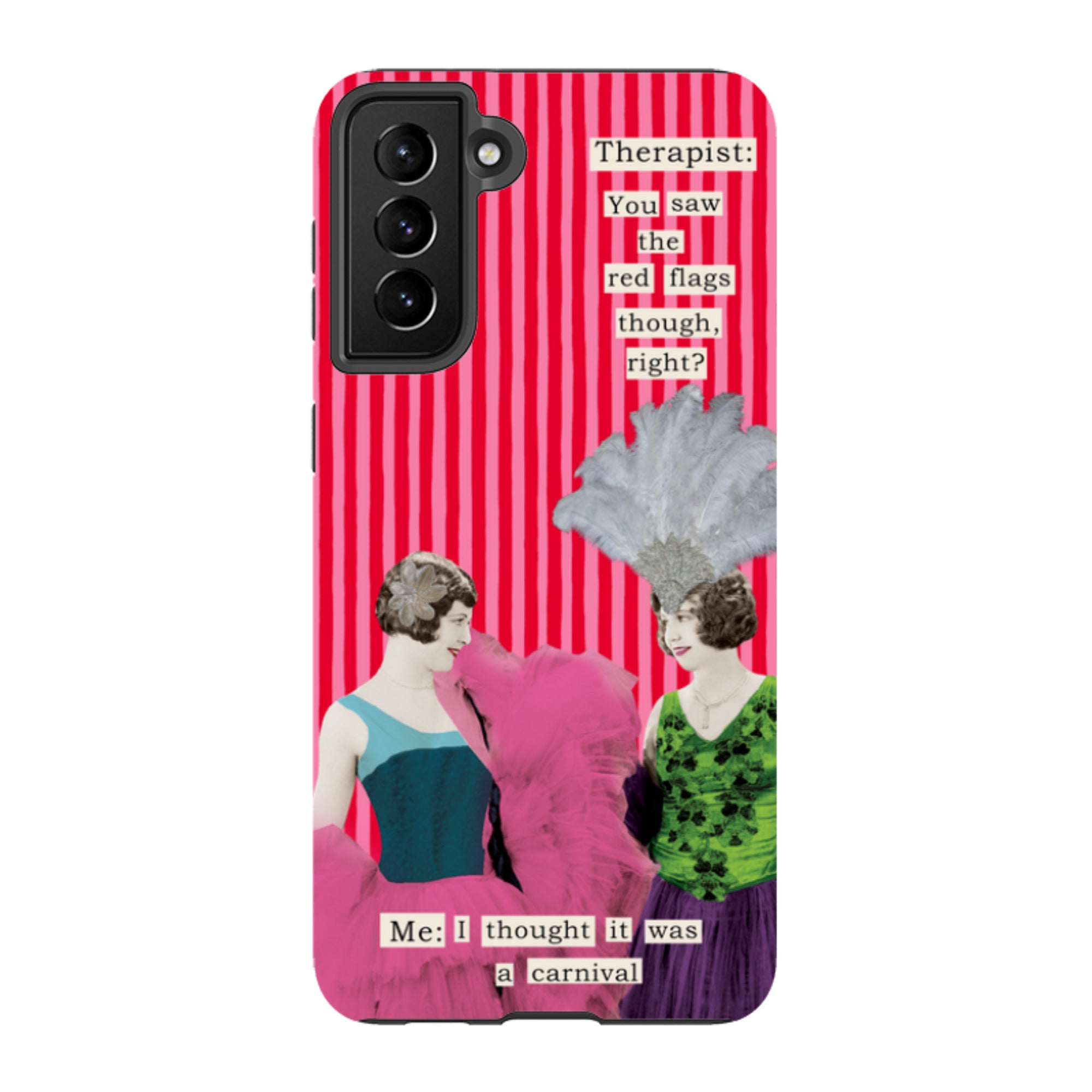 Samsung Tough Case - Therapist Red Flag By Clare Jordan